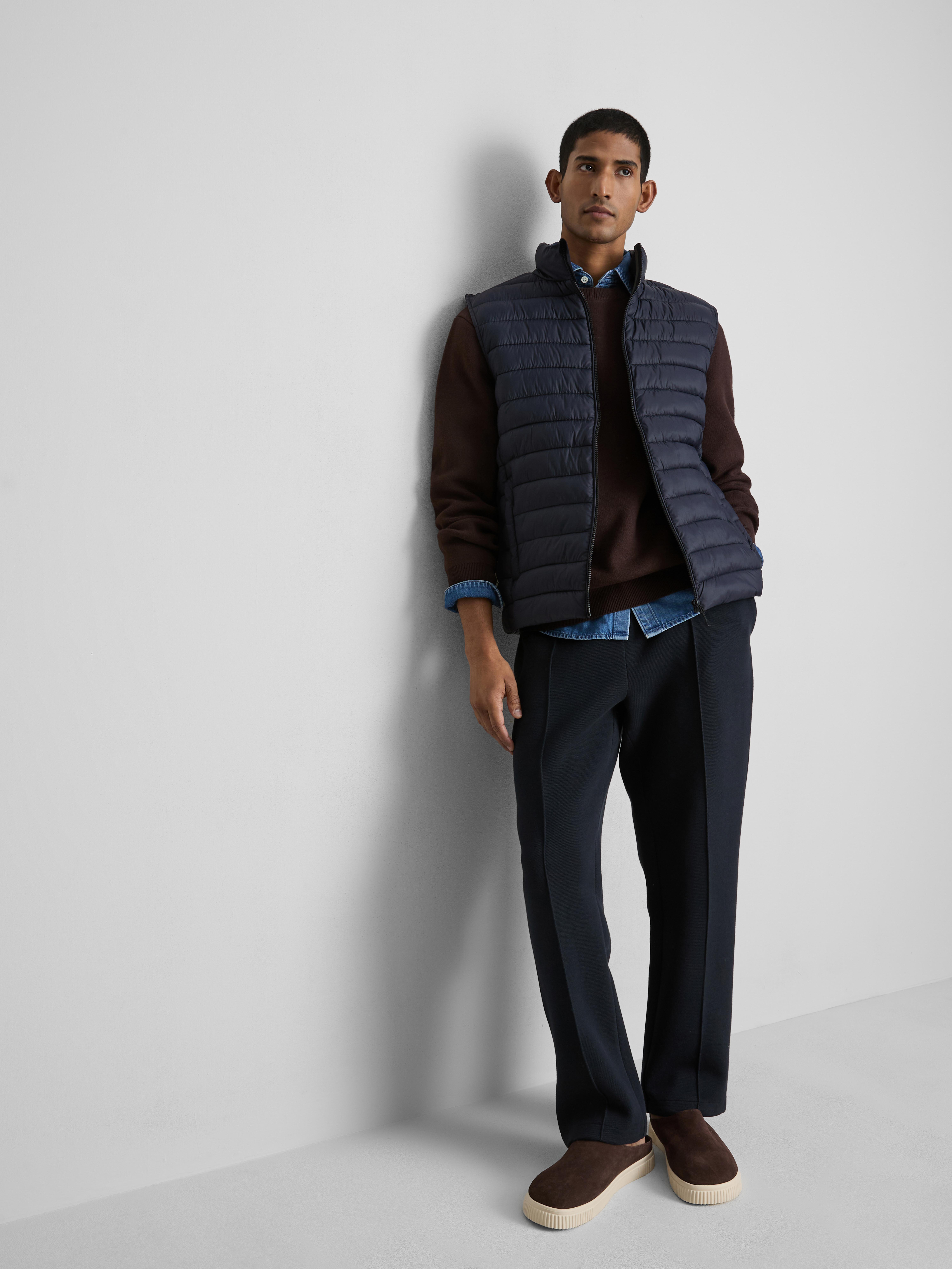 Padded Vest - Navy