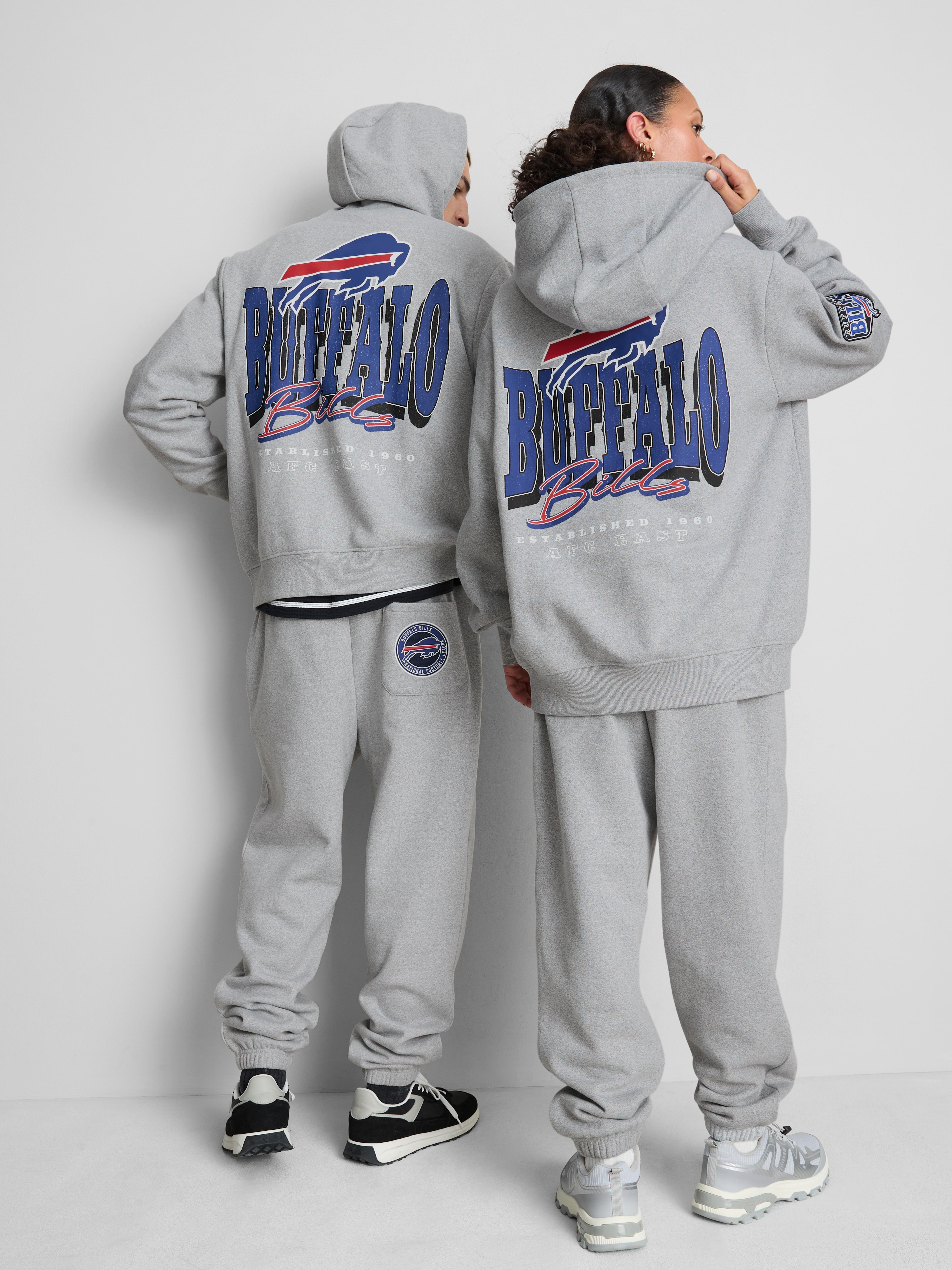NFL Buffalo Bills Graphic Hoodie - Gray