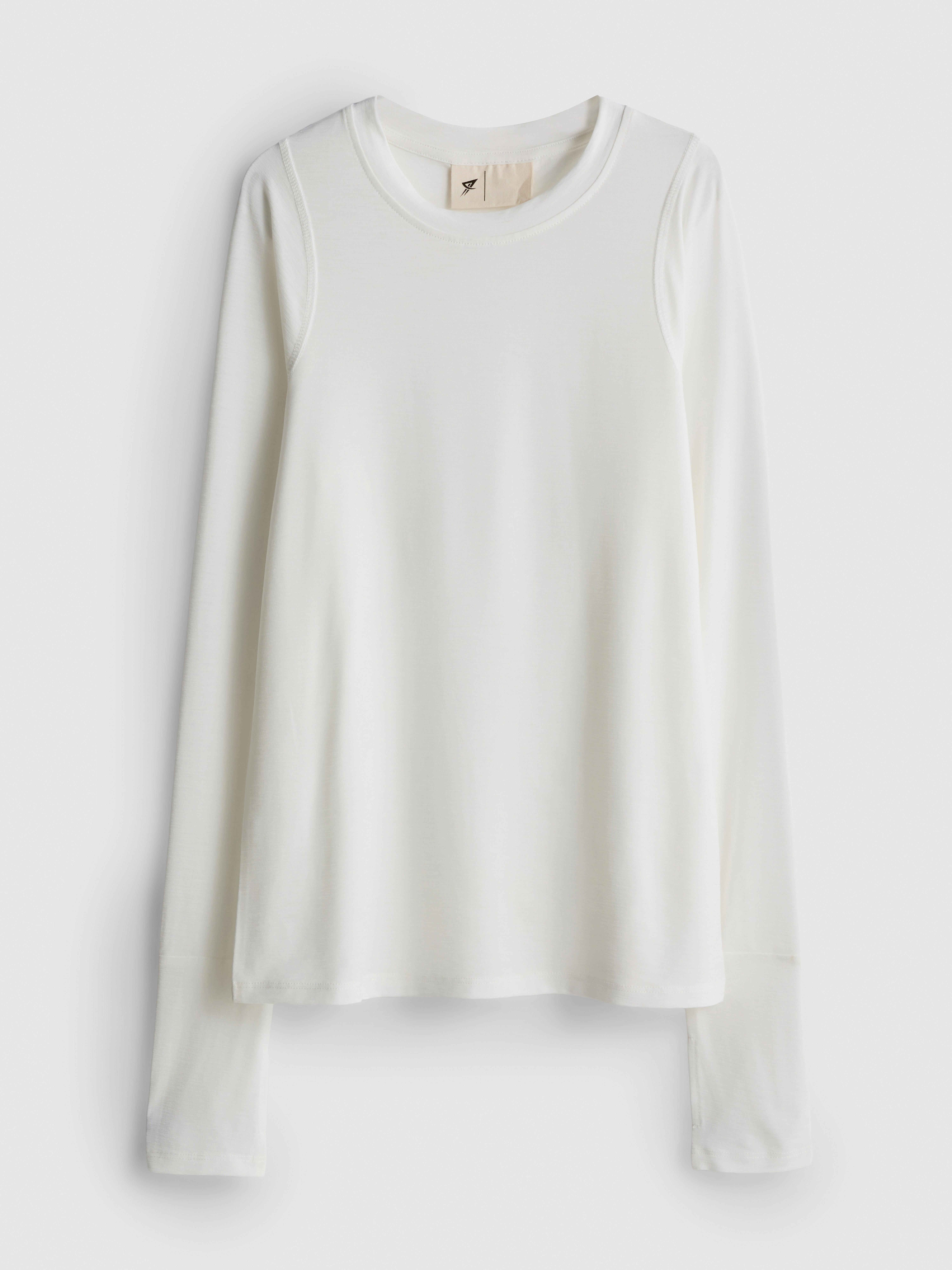 Primark Form | Raglan Long-Sleeve Base-Layer Top - Ivory