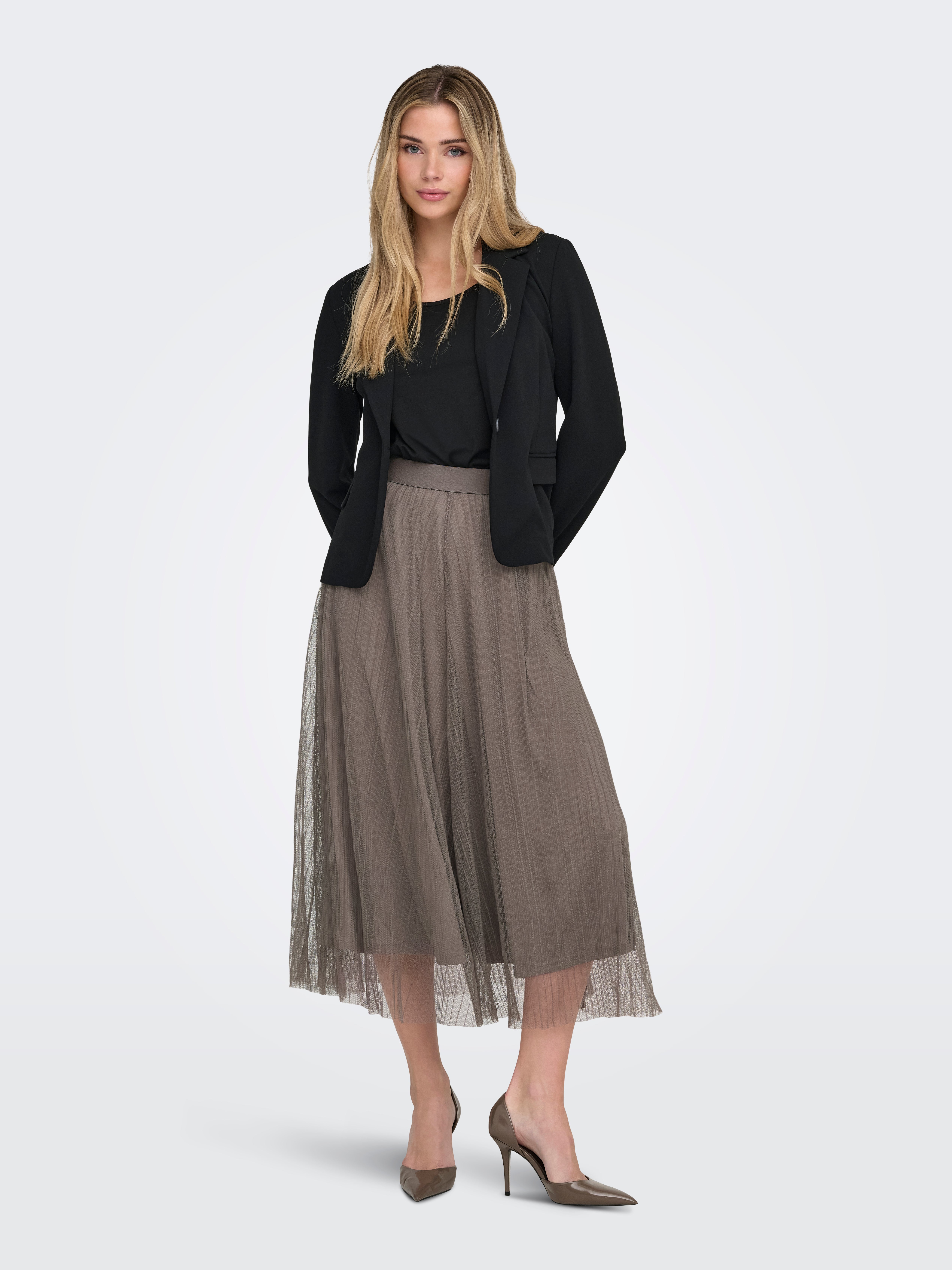 ONLLAVINA Long skirt Antler