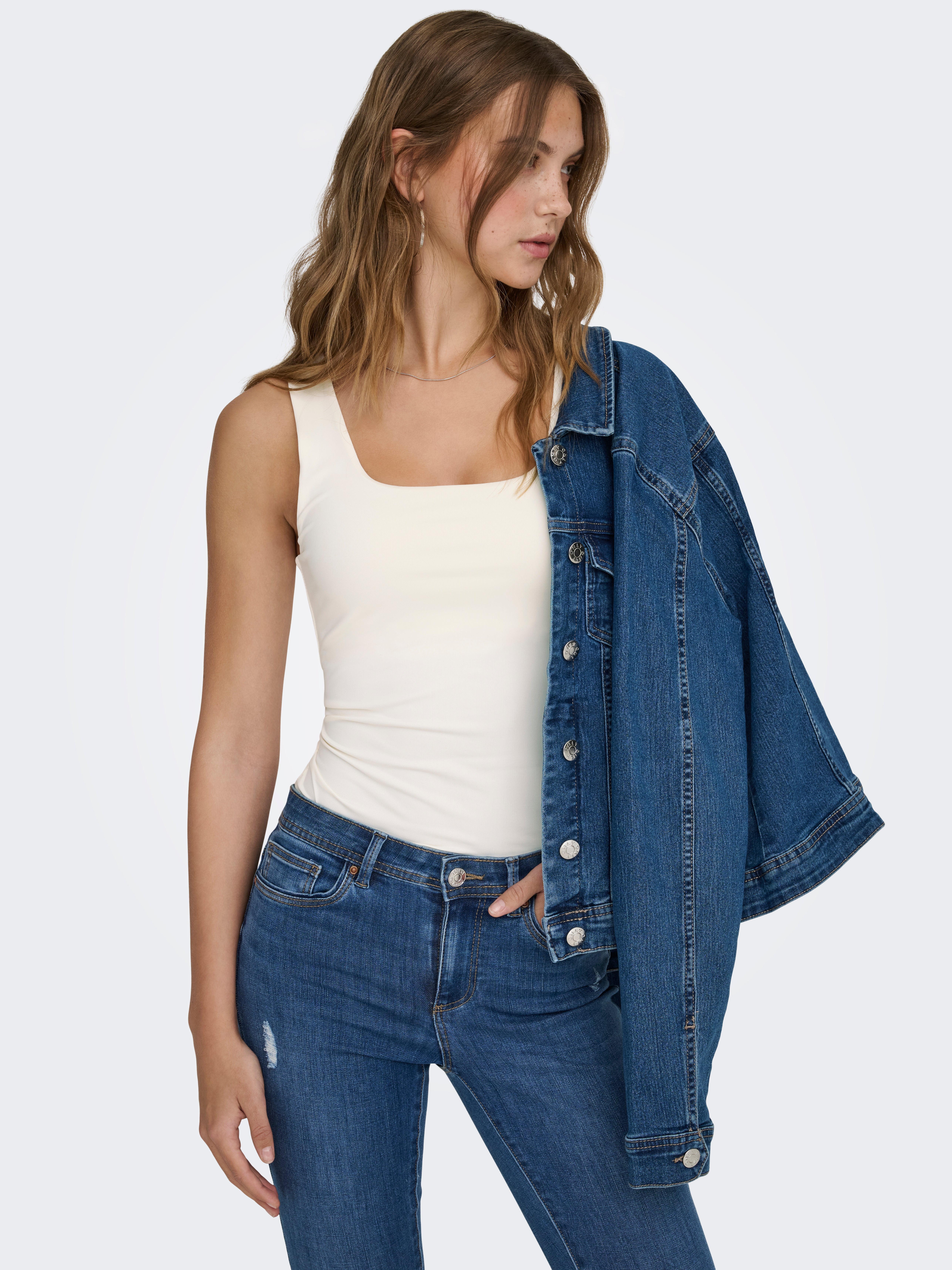 ONLEA Tank top Cloud Dancer