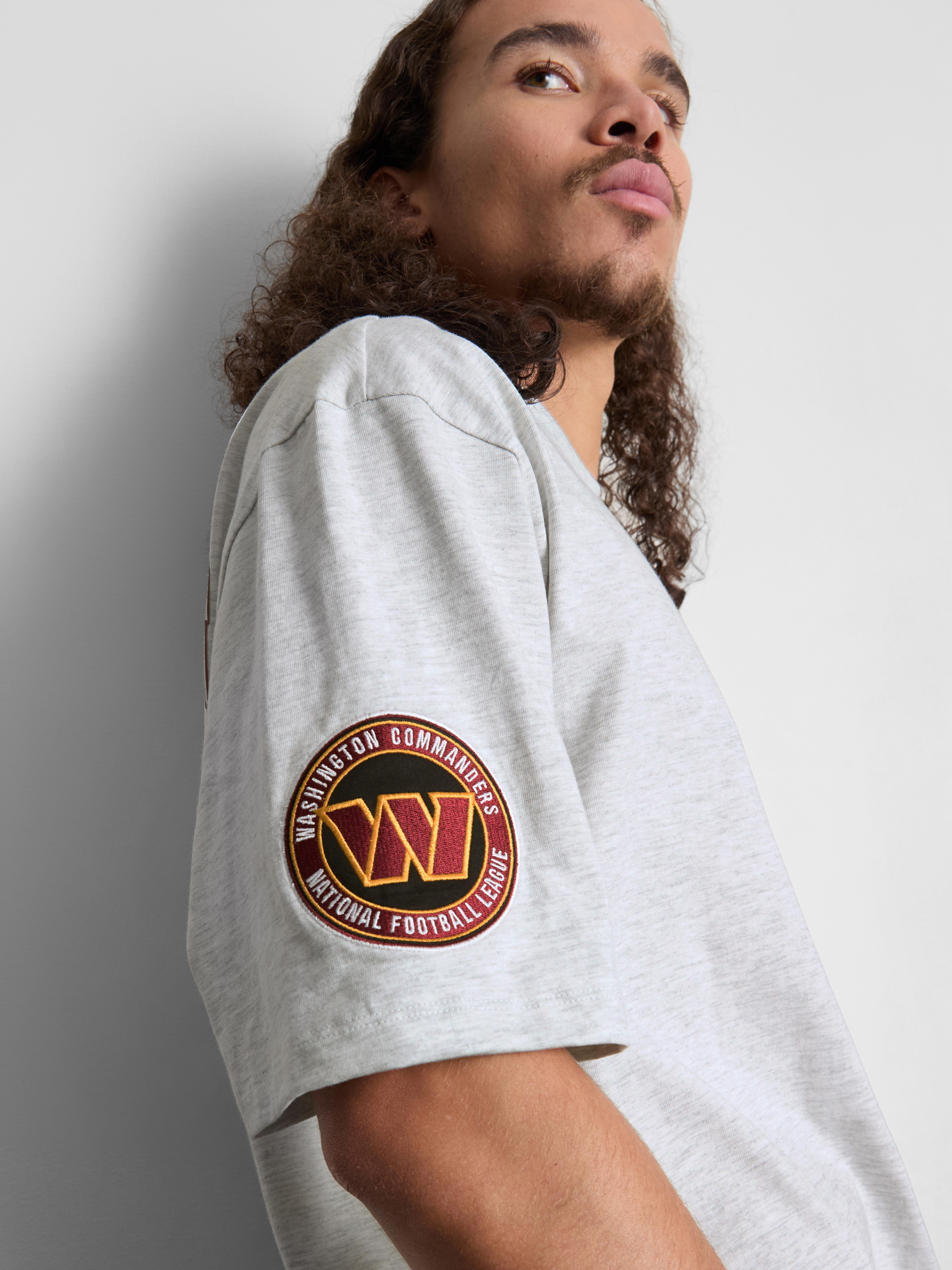 NFL Washington Commanders Pure Cotton Graphic T-Shirt - Gray Heather