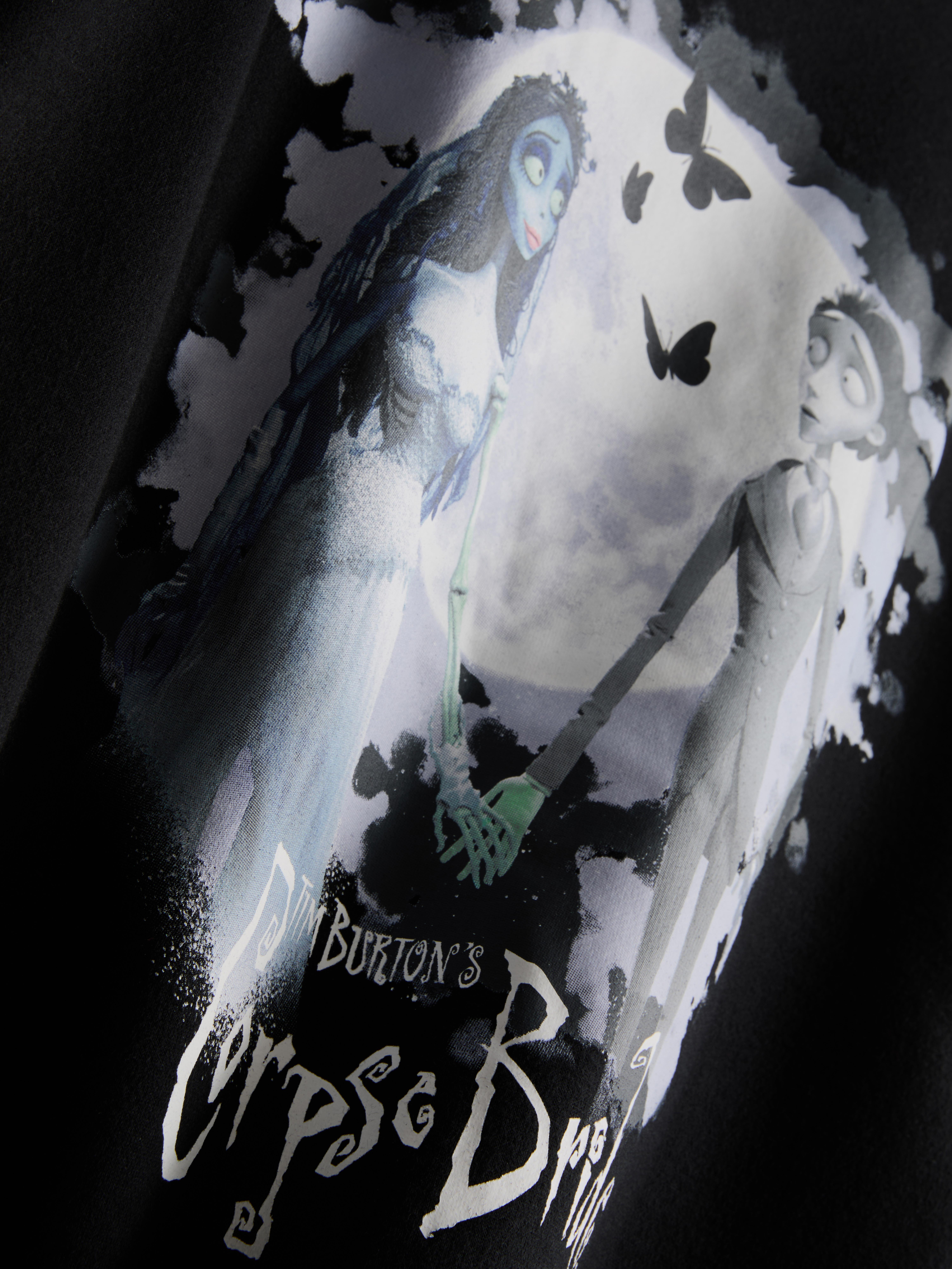 Tim Burton’s Corpse Bride Graphic Sweatshirt - Black