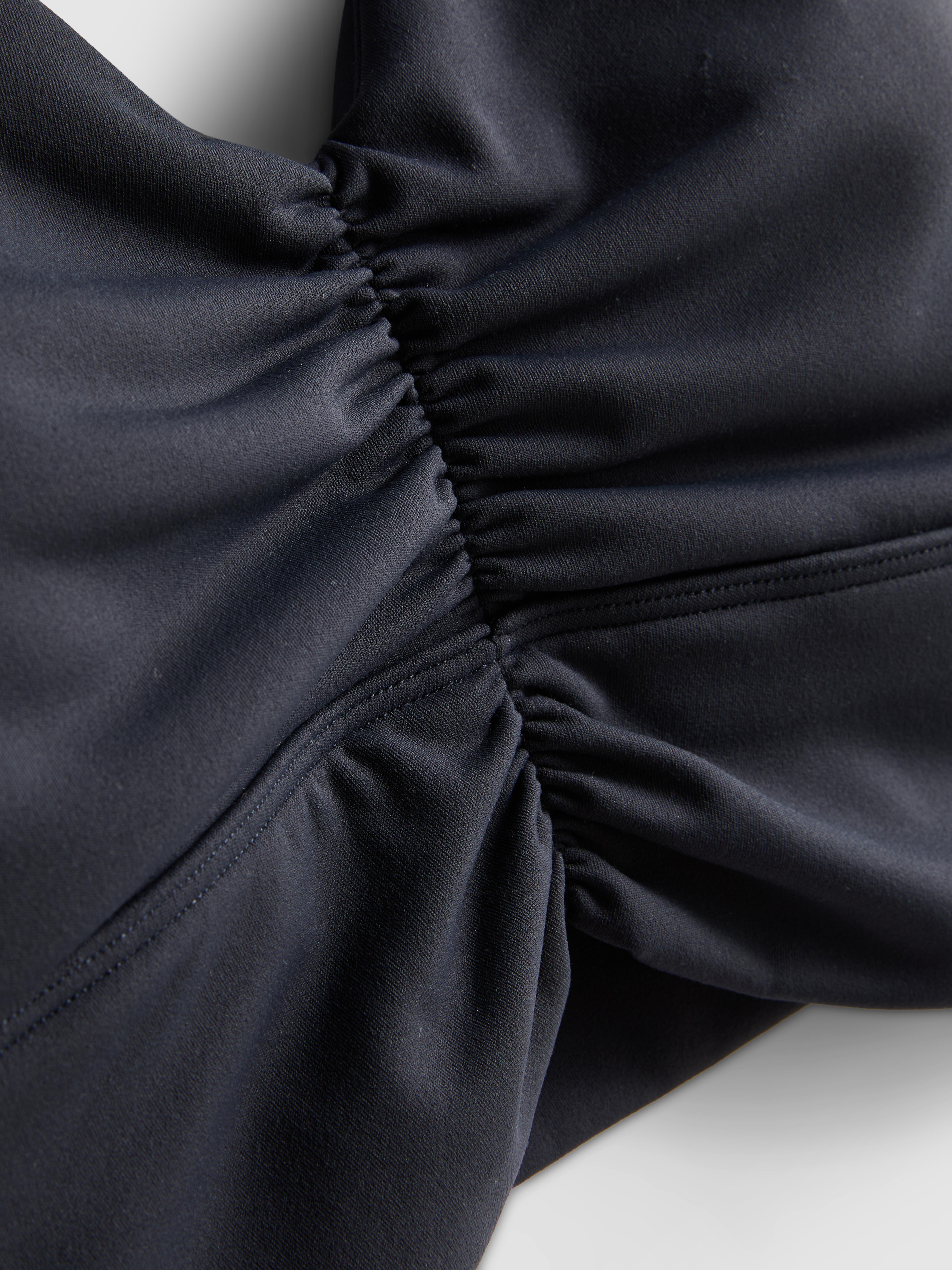 Buttery Soft Ruched Crop Top - Petrol