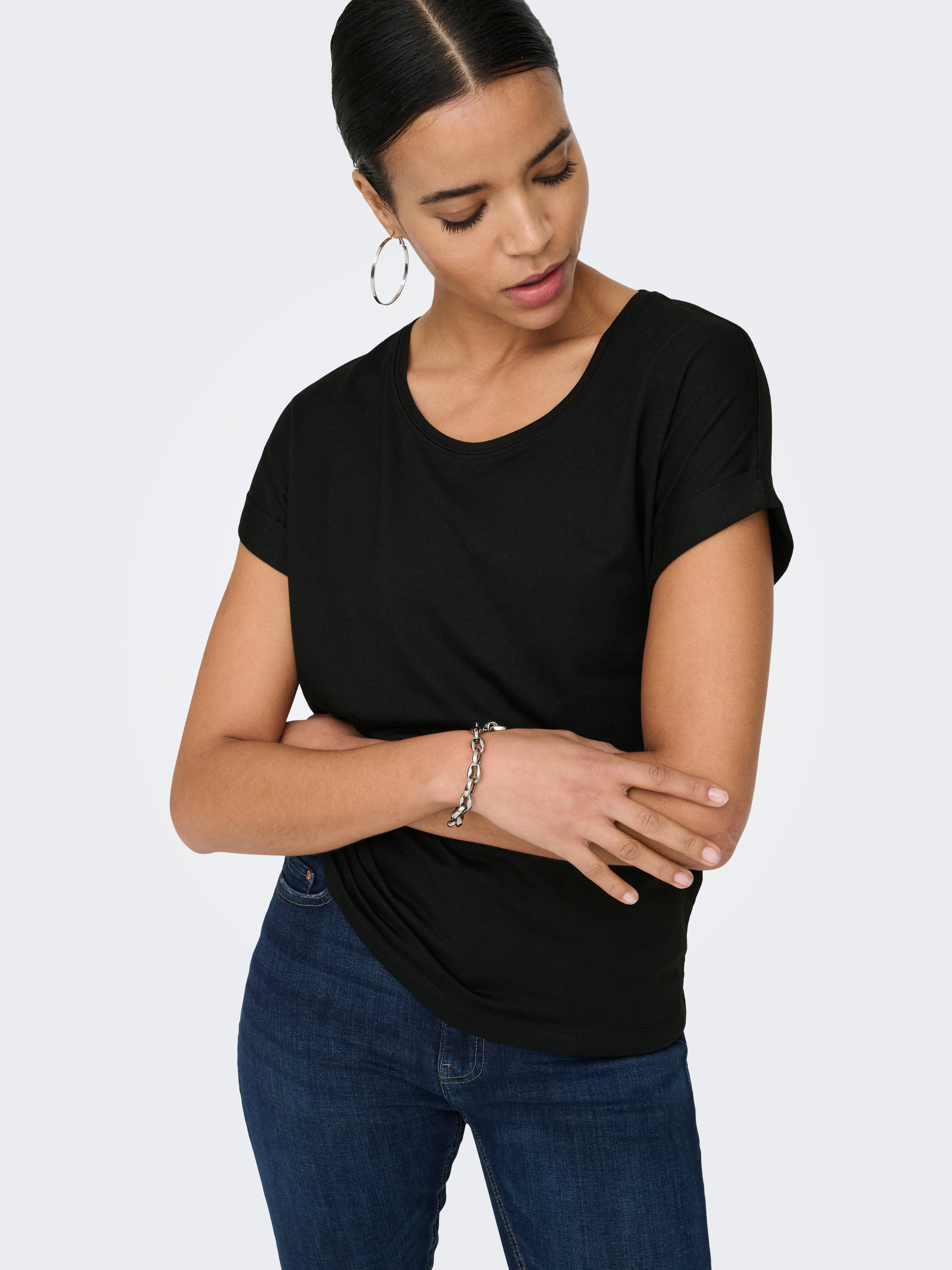 ONLMOSTER Top Black
