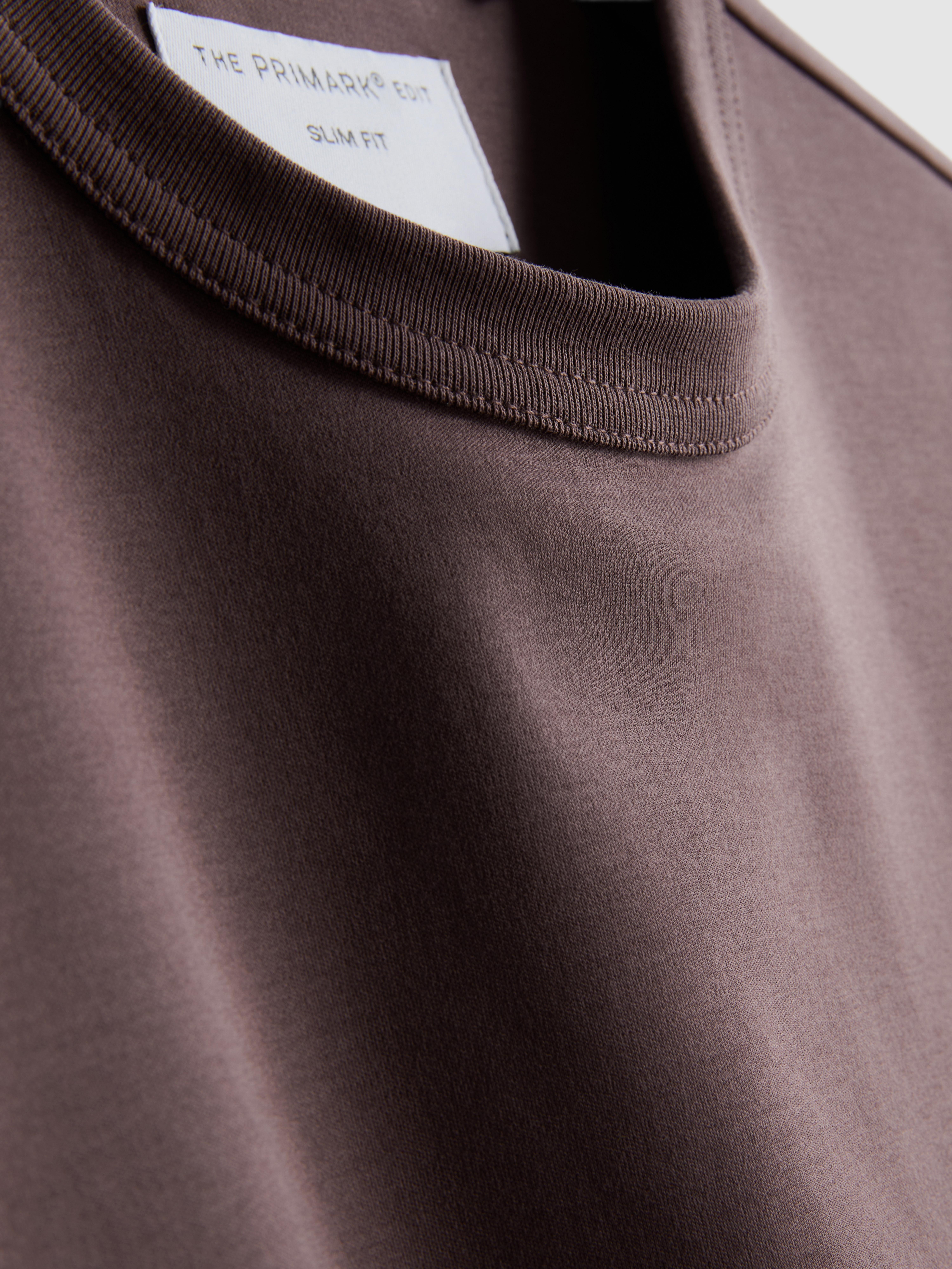 The Edit Slim-Fit Cotton T-Shirt - Light Purple