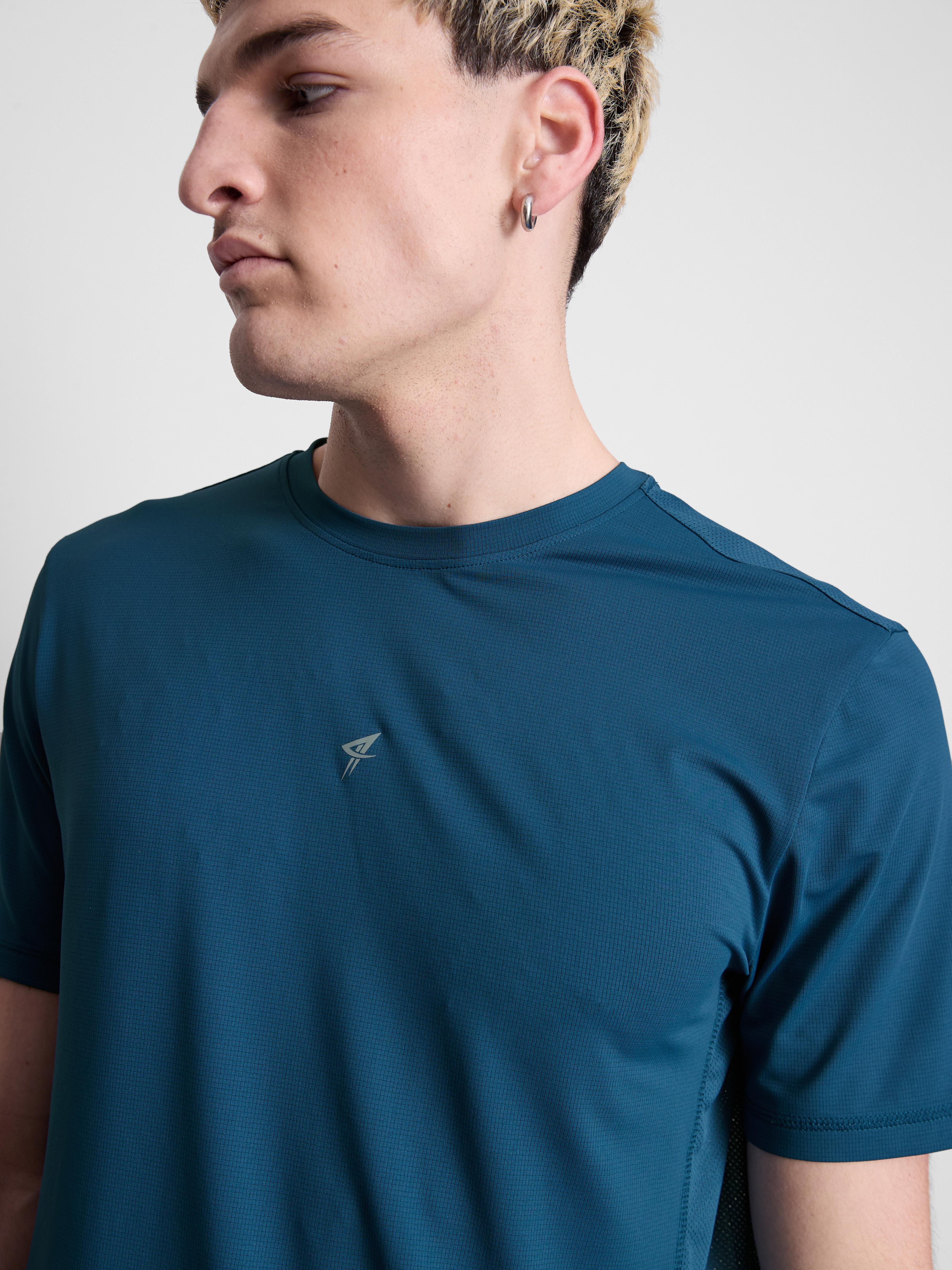 Short Sleeve Gym T-Shirt - Teal