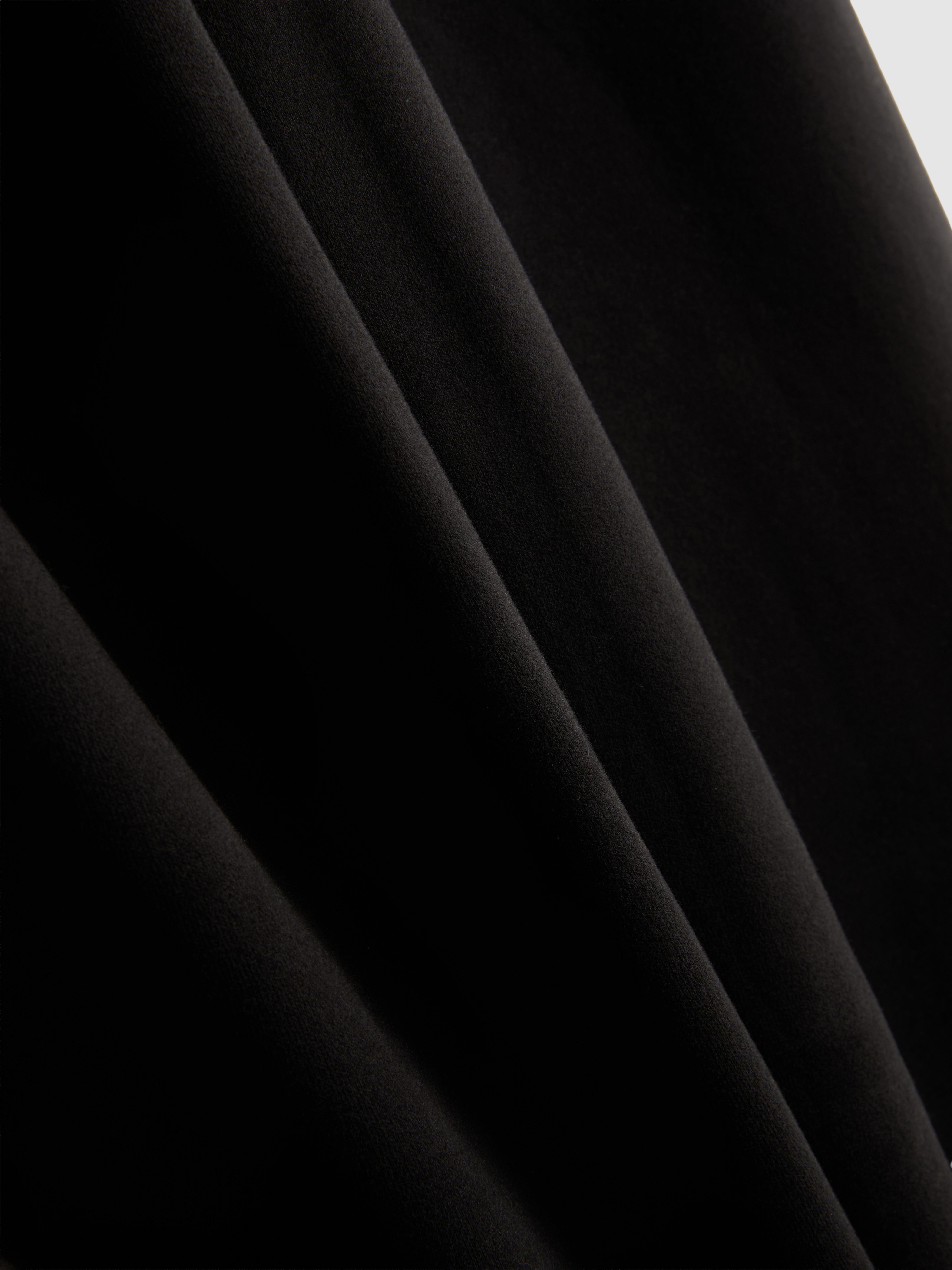 Cotton-Rich Balloon-Fit Joggers - Black