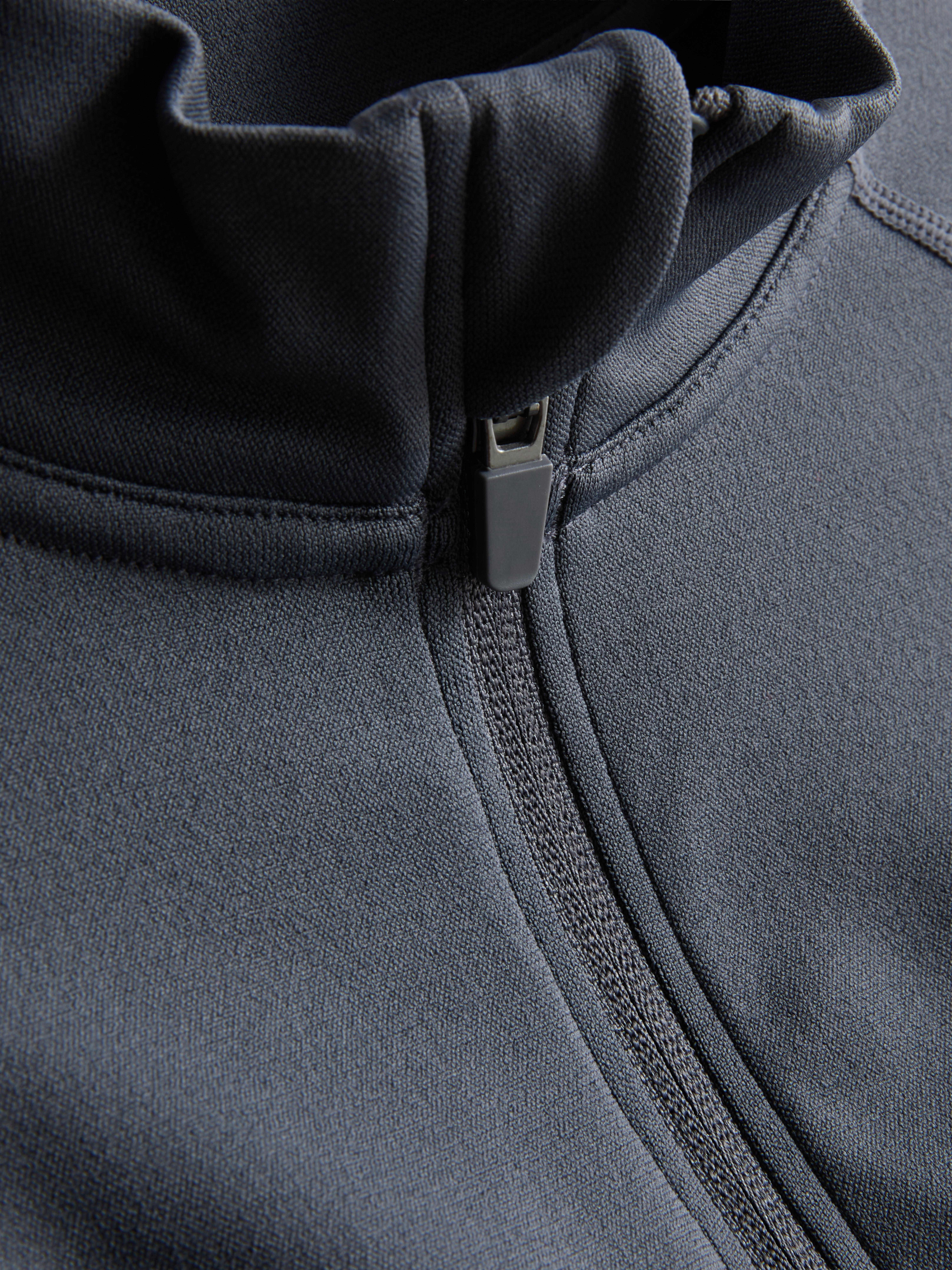 Quarter Zip Gym Top - Blue
