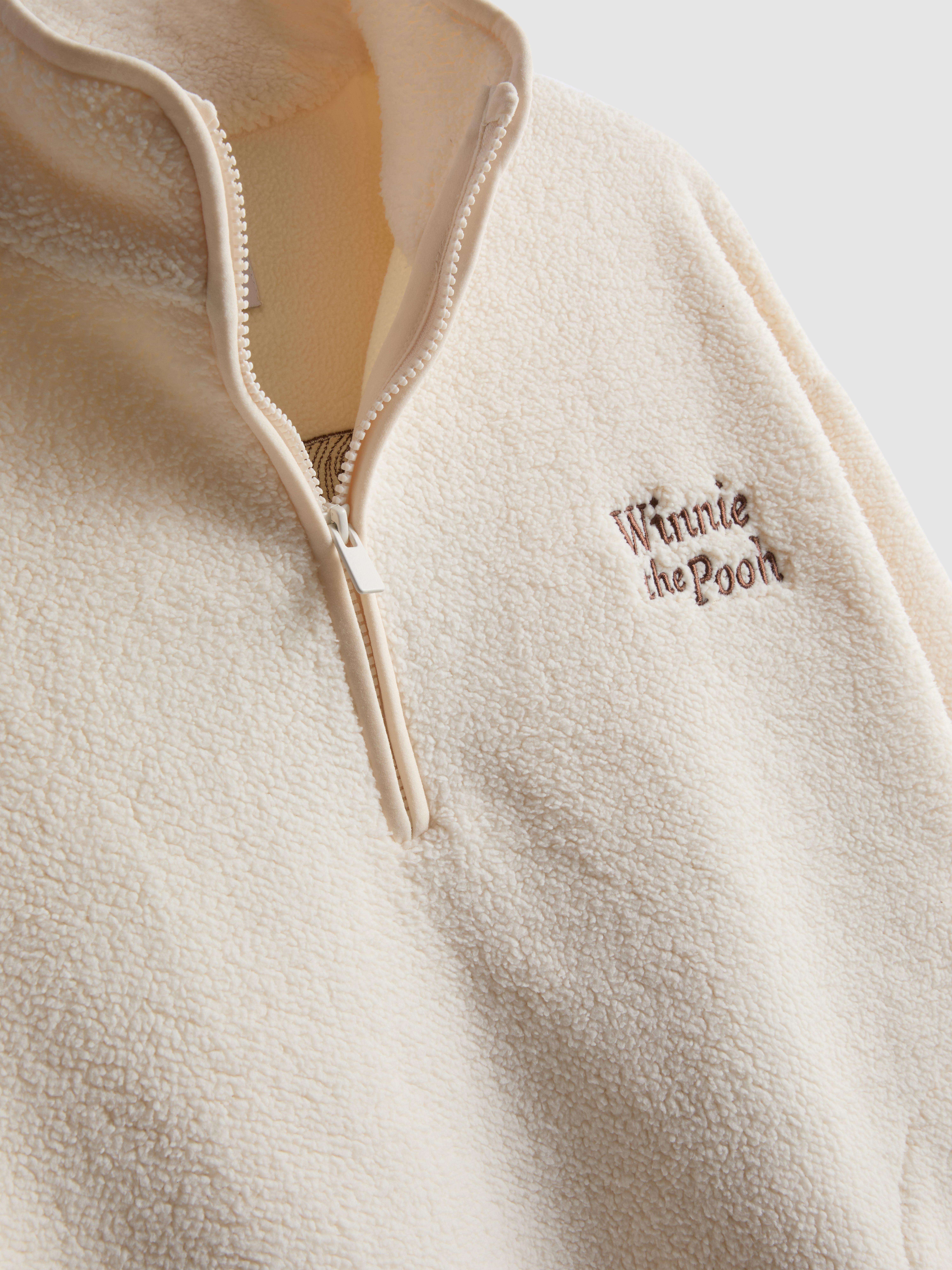 Disney's Winnie the Pooh Half Zip Fleece - Ivory