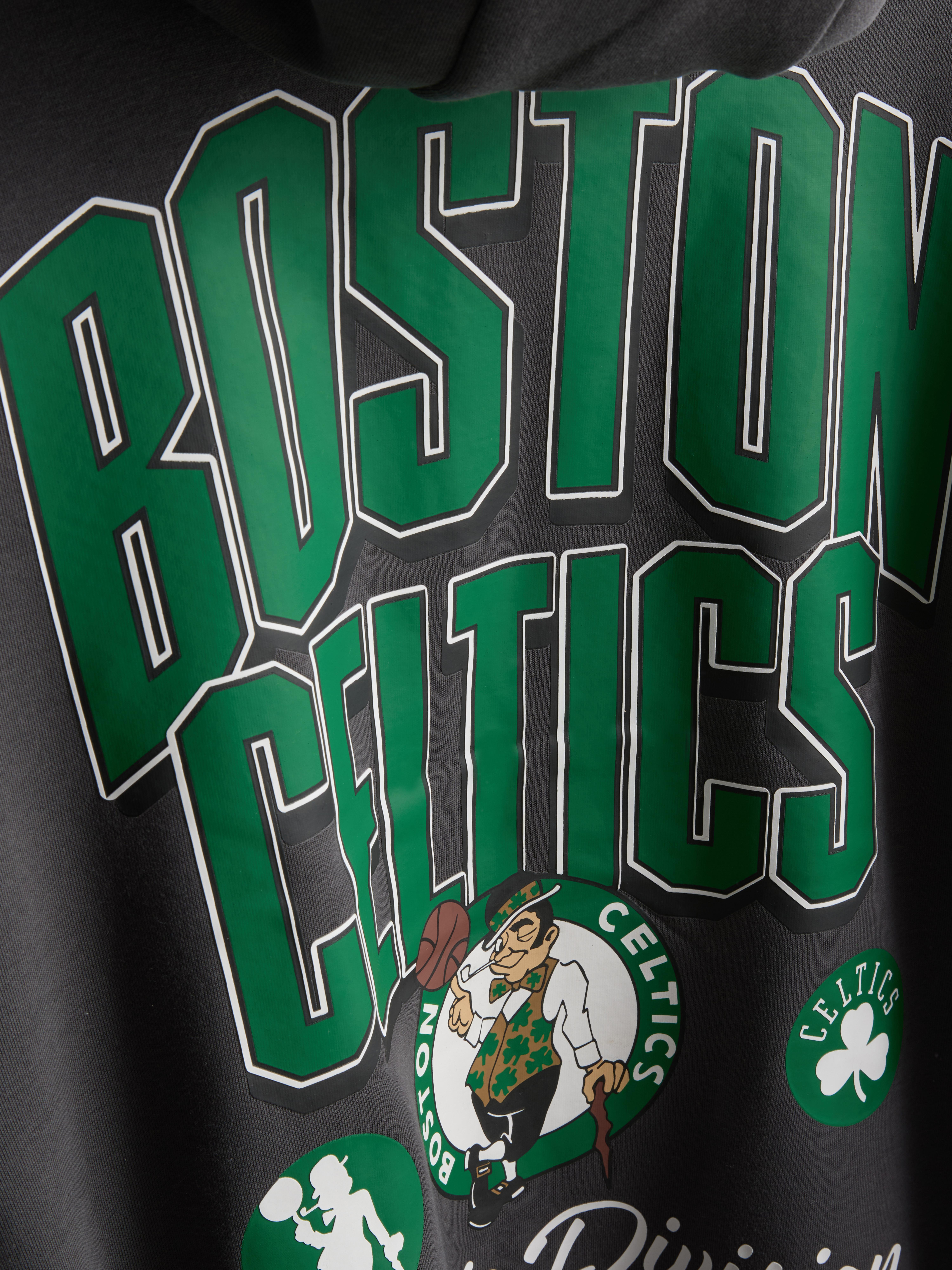 NBA Boston Celtics Cotton-Rich Hoodie - Charcoal