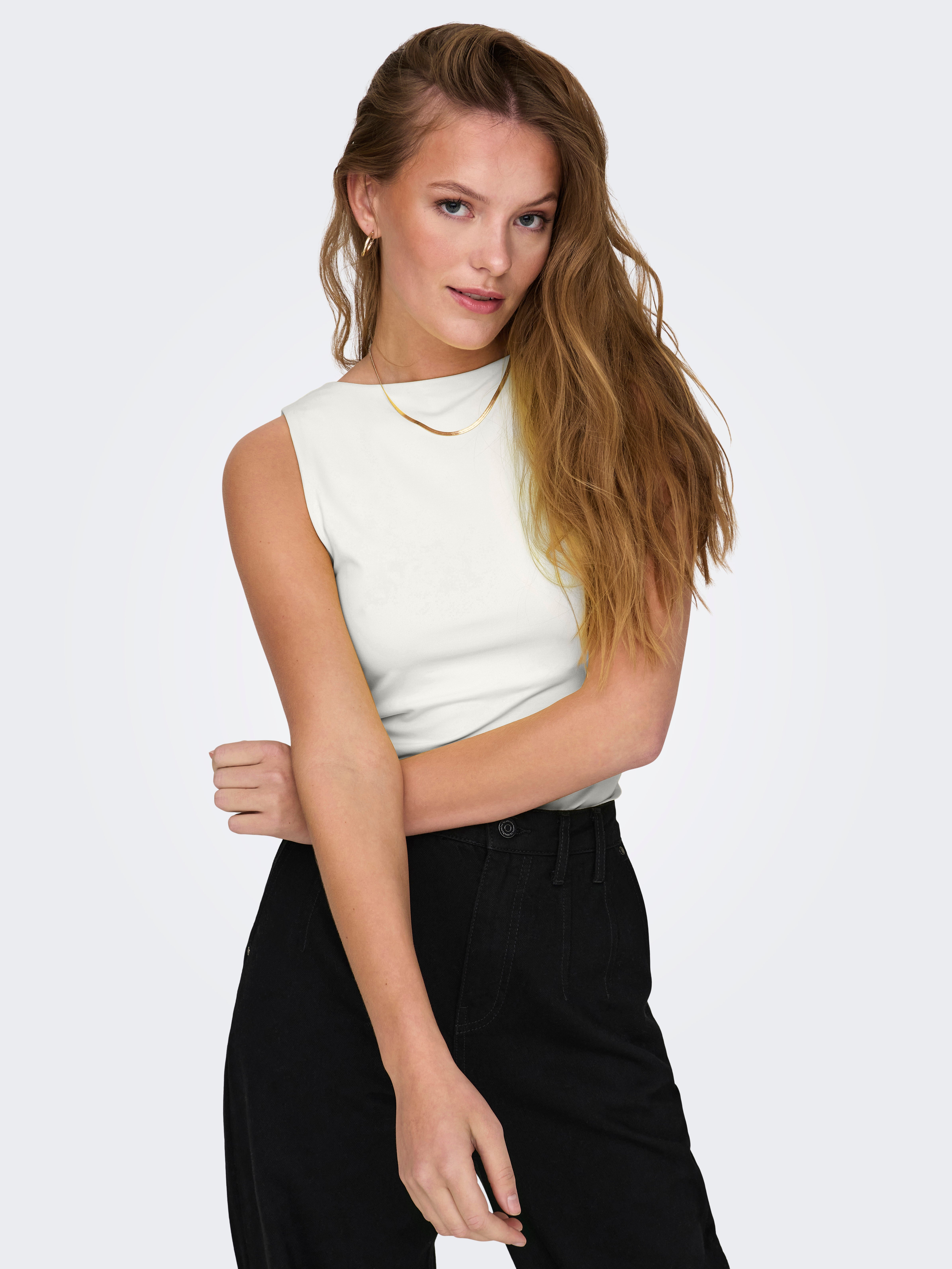 ONLEA Tank top Cloud Dancer