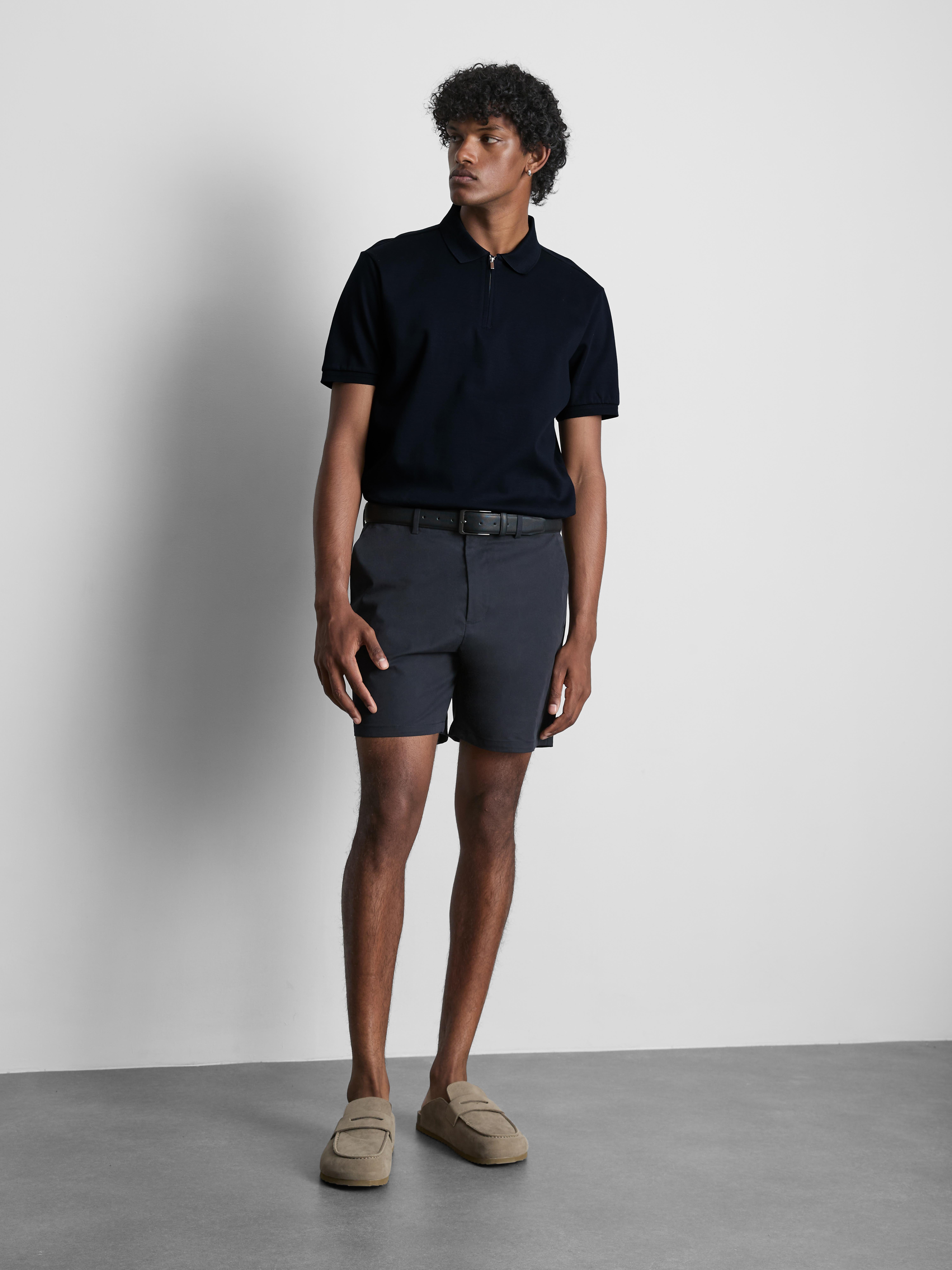 The Edit Smart Polo Shirt - Navy