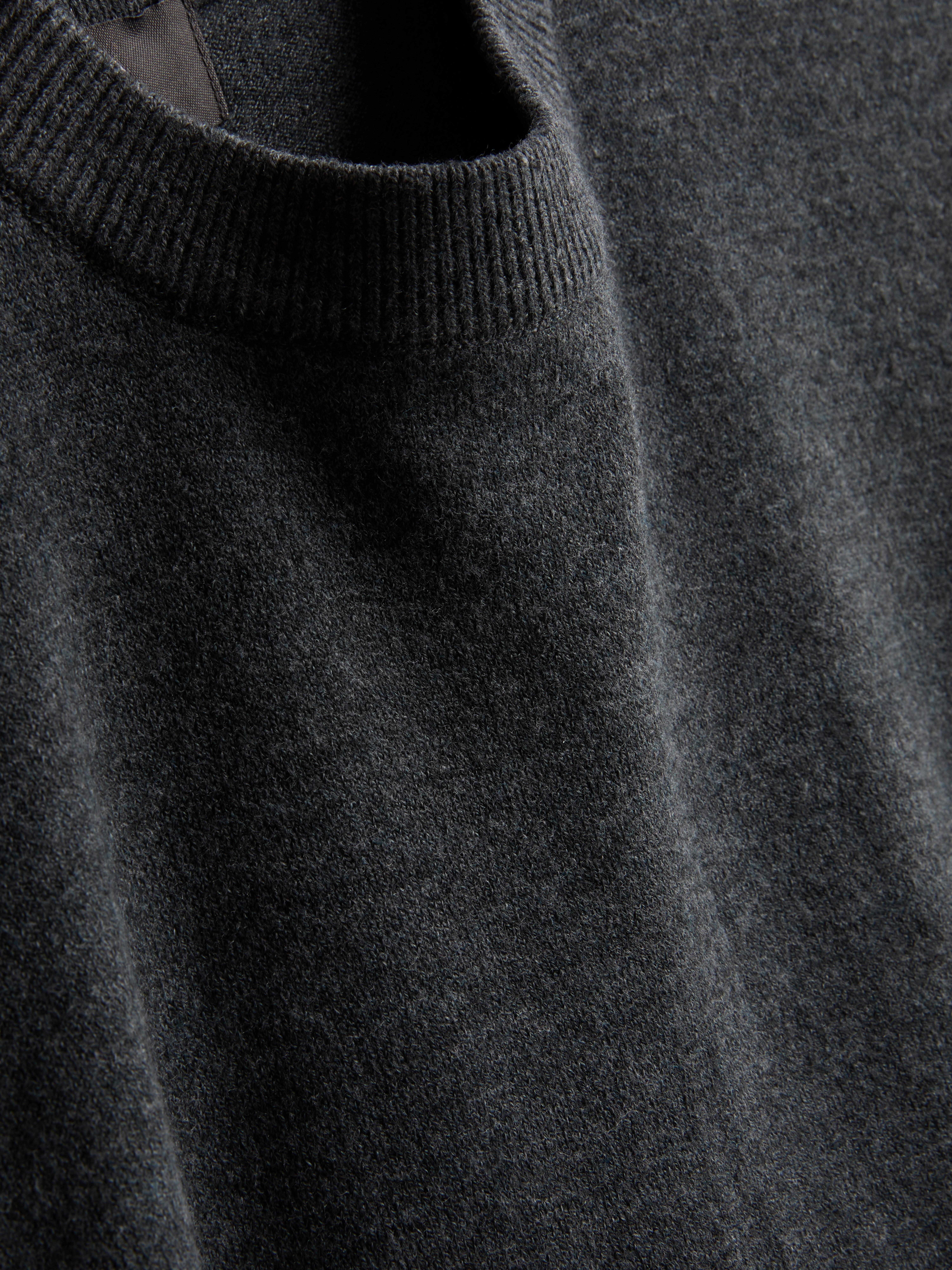 Crew Neck Sweater - Charcoal