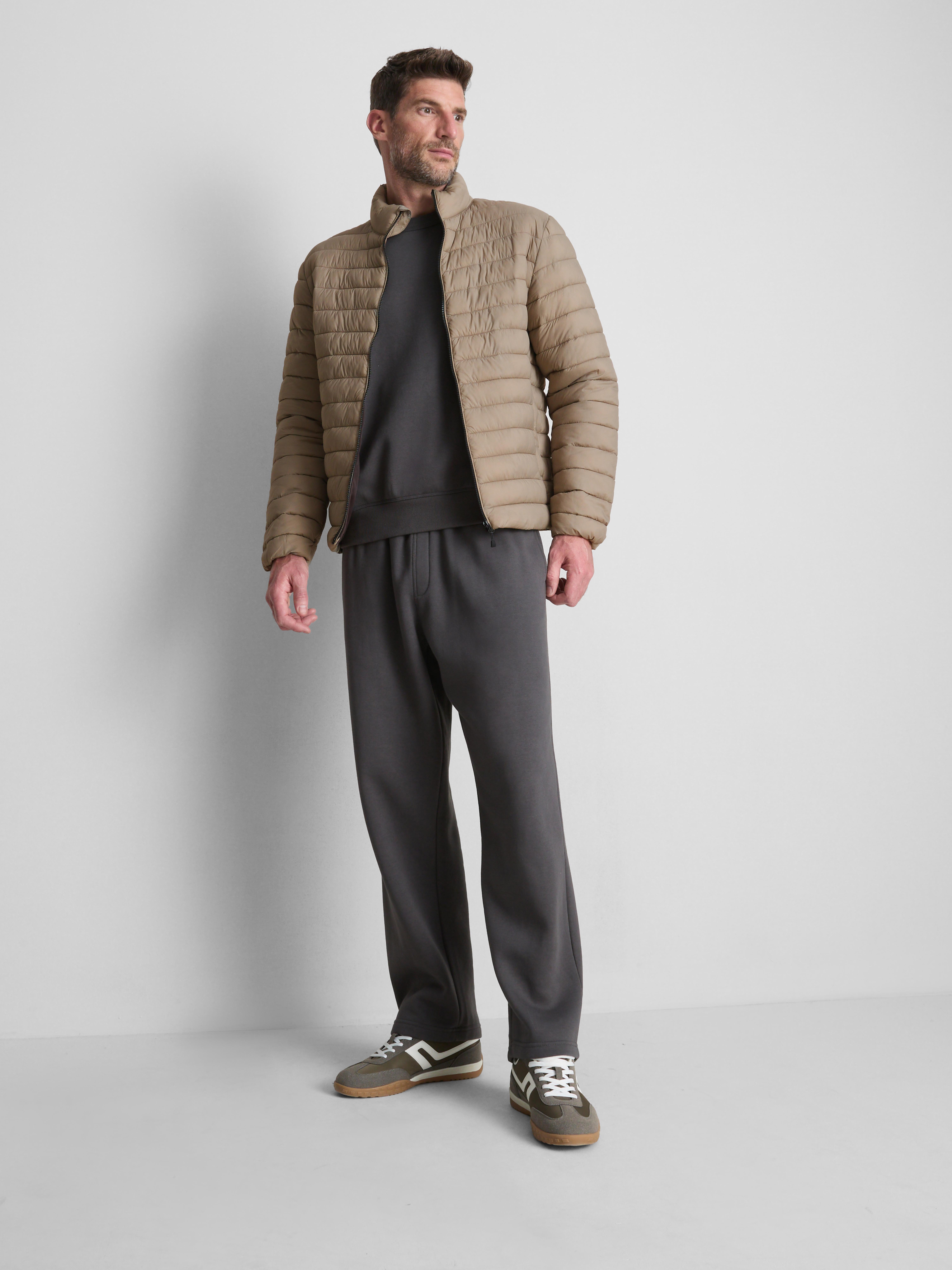 Padded Puffer Jacket - Stone