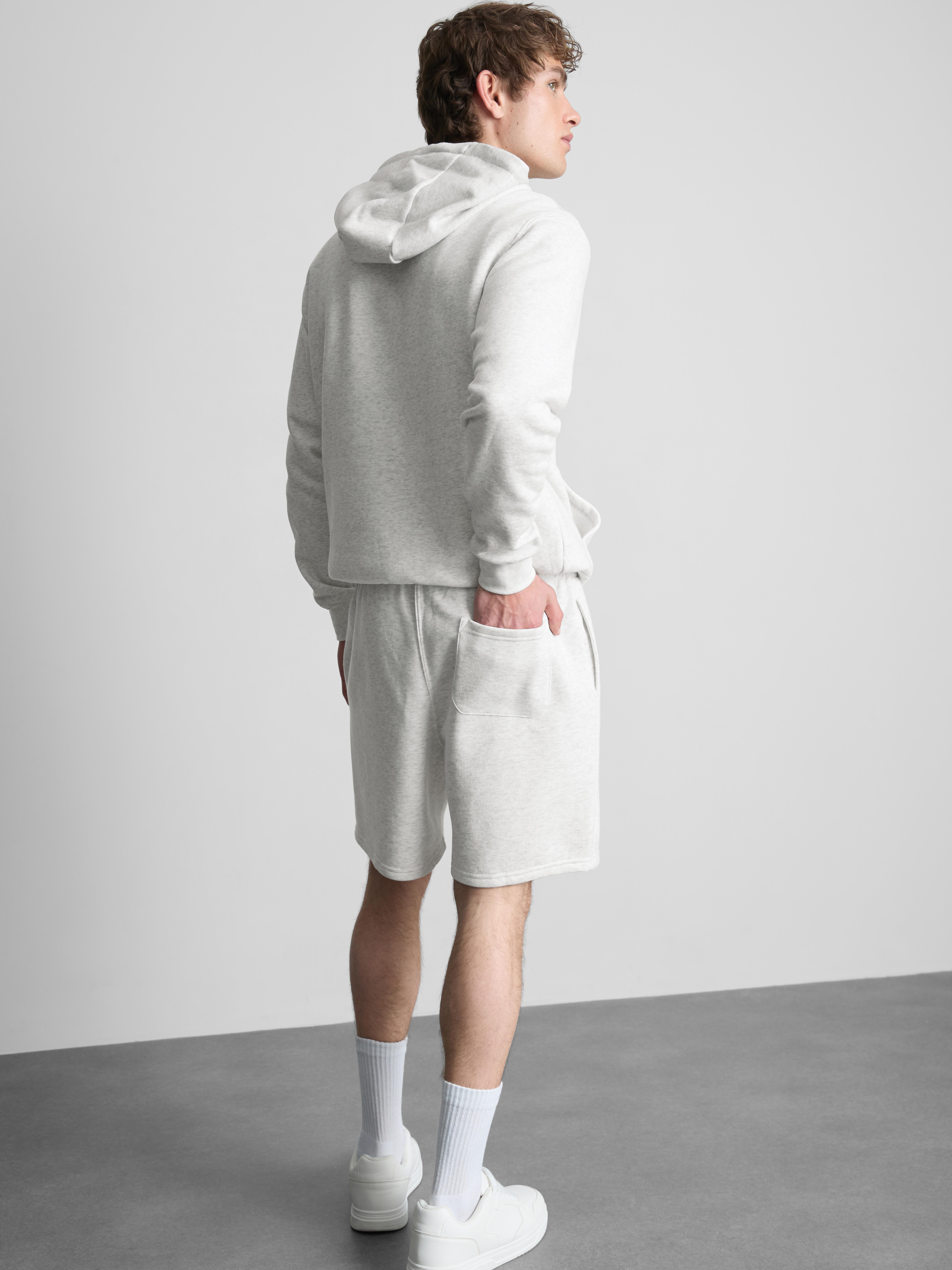 Drawstring Shorts - Gray Heather