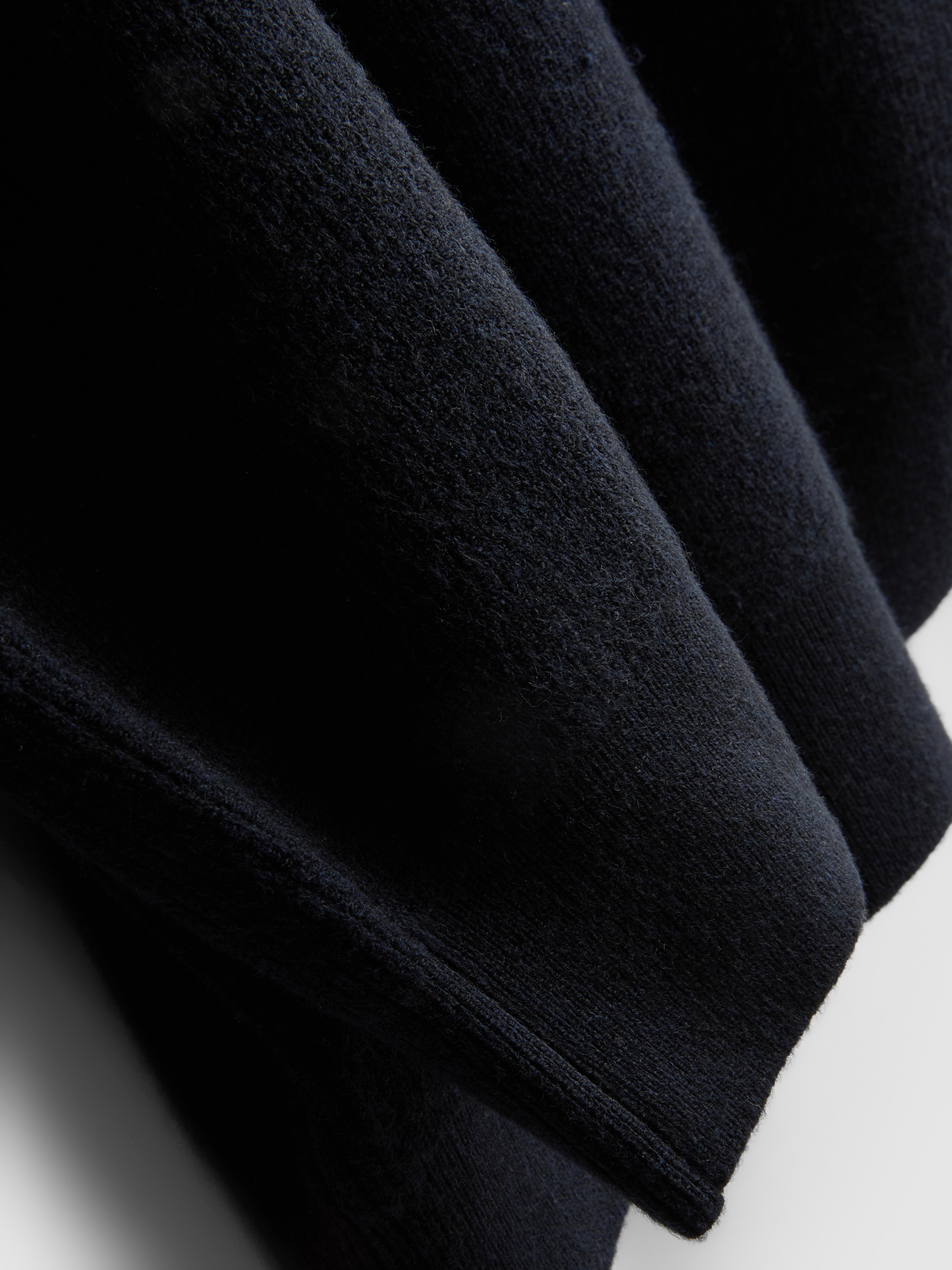 Knit Polo Sweater - Navy