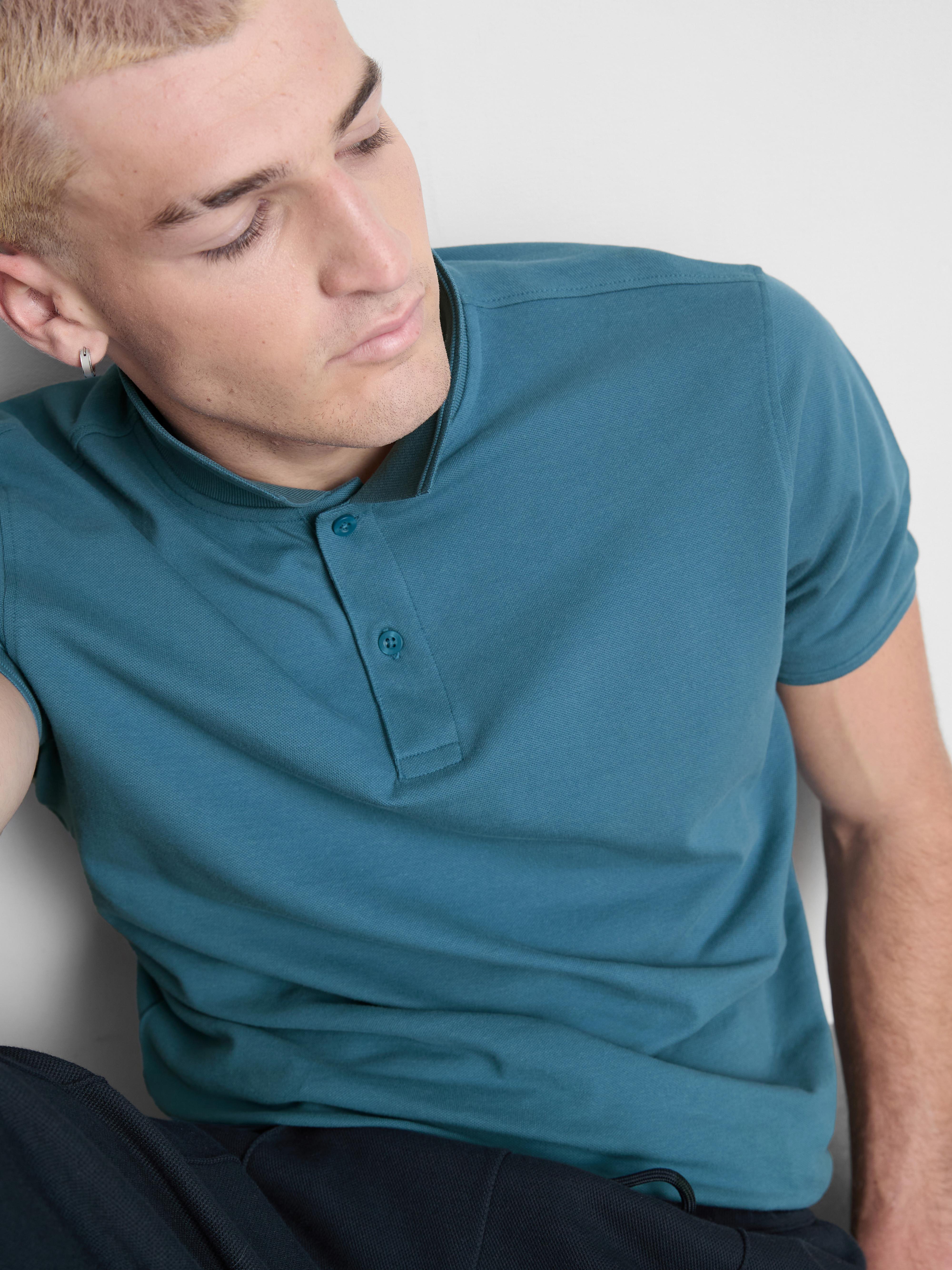 Essential Stretch Polo Shirt - Teal