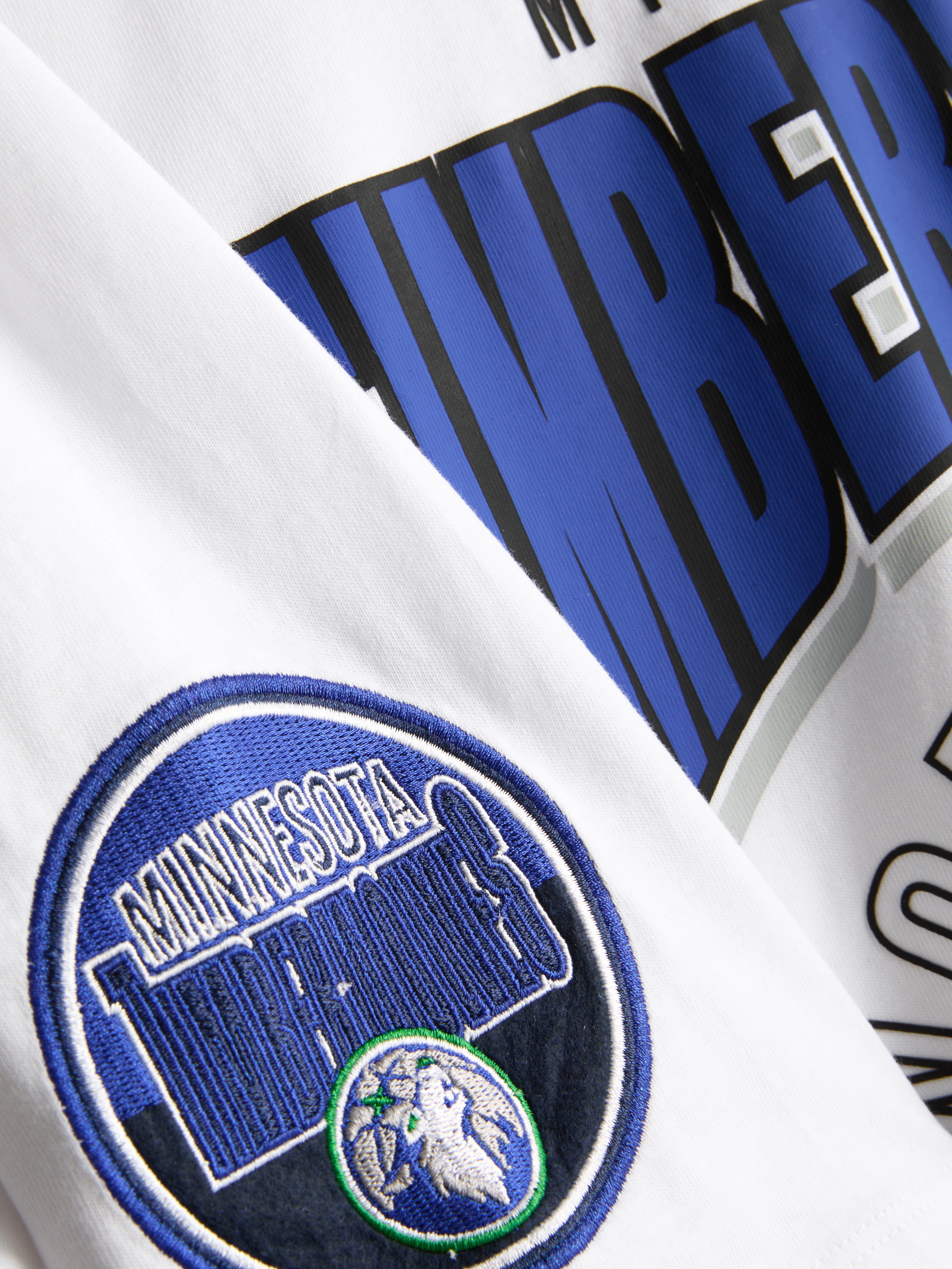 NBA Minnesota Timberwolves Pure Cotton T-Shirt - White