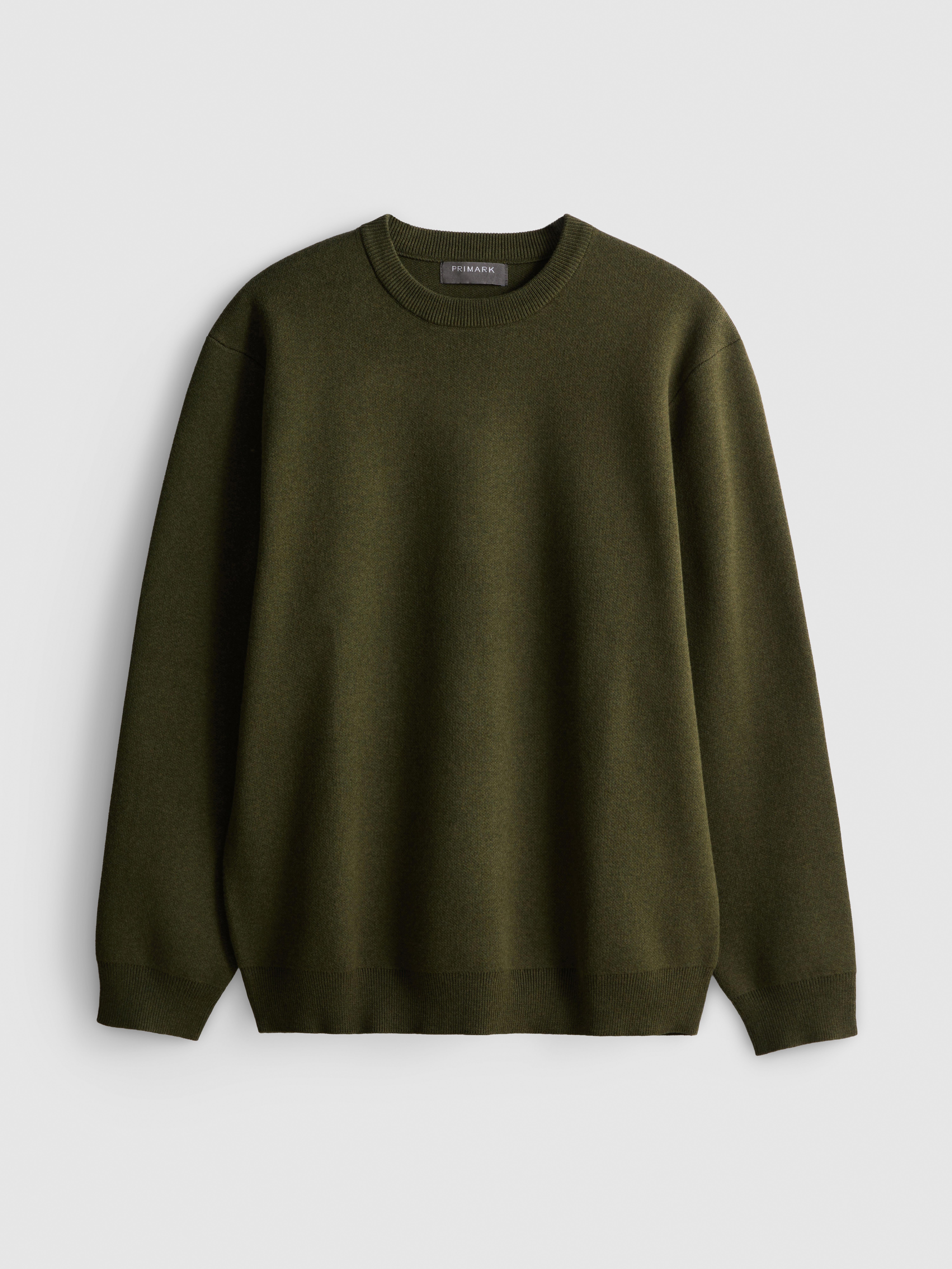 Crew Neck Sweater - Olive