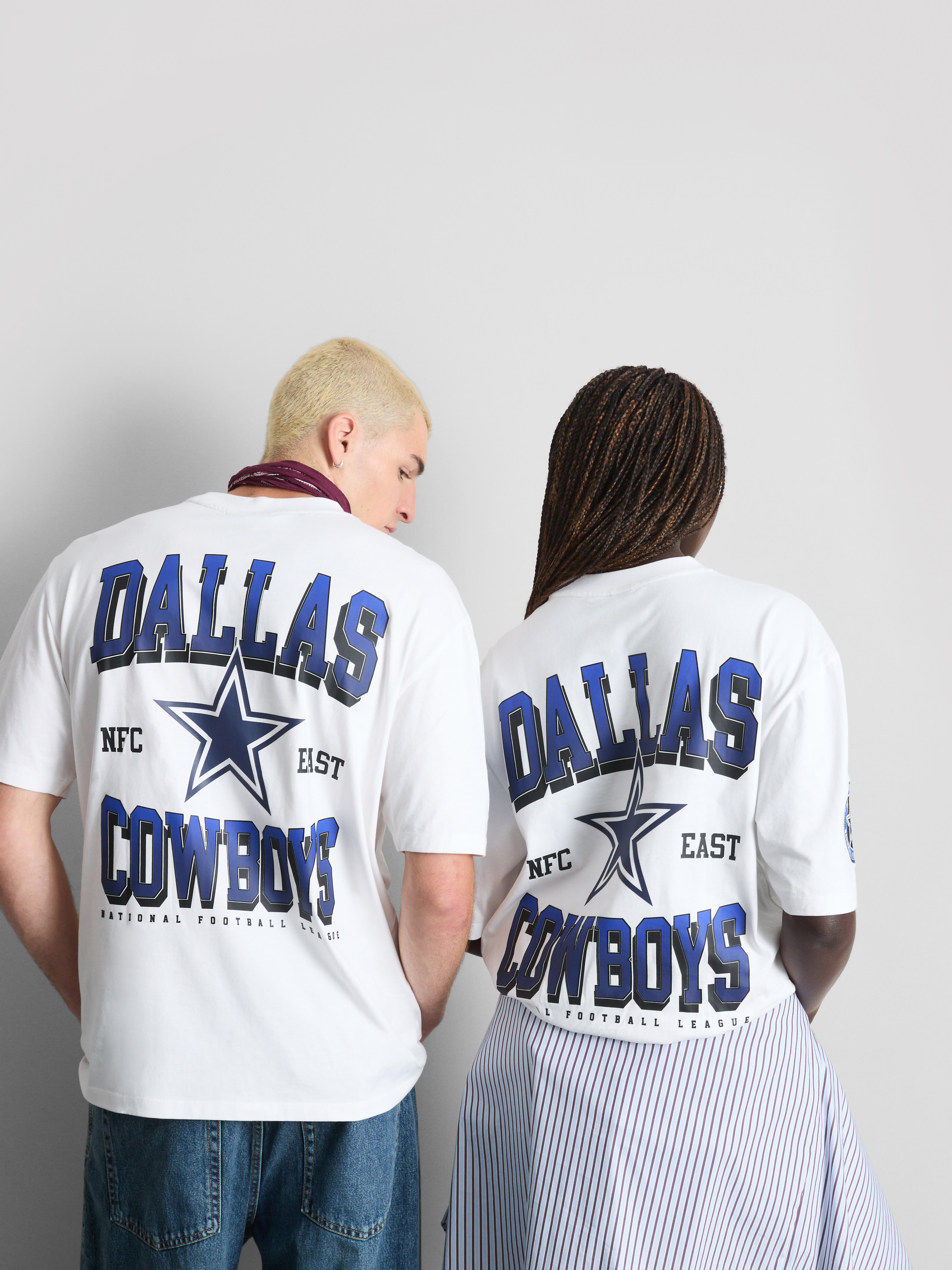 NFL Dallas Cowboys Pure Cotton Graphic T-Shirt - White