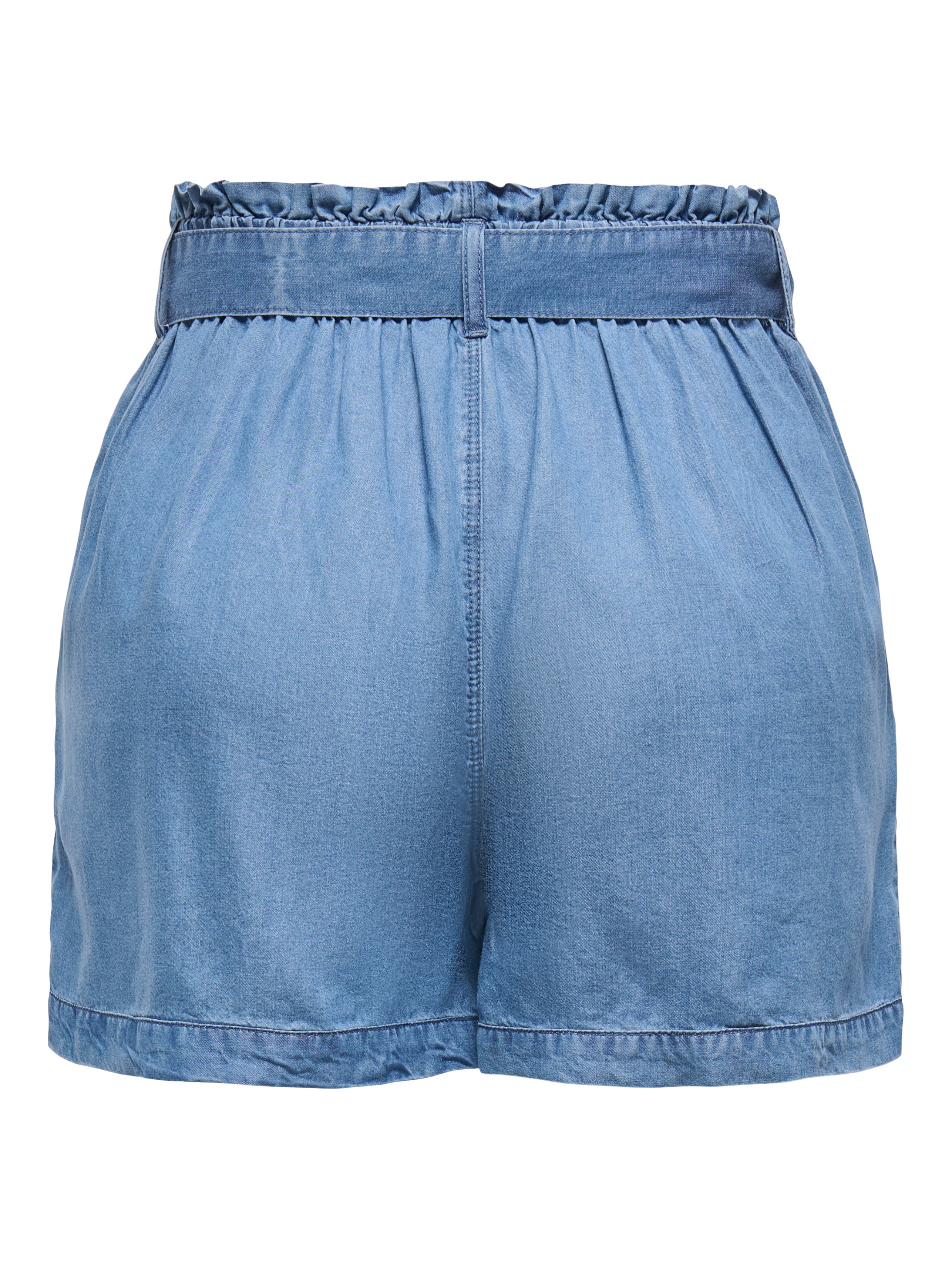 ONLCHARIS High waist Regular Fit Shorts Medium Blue Denim
