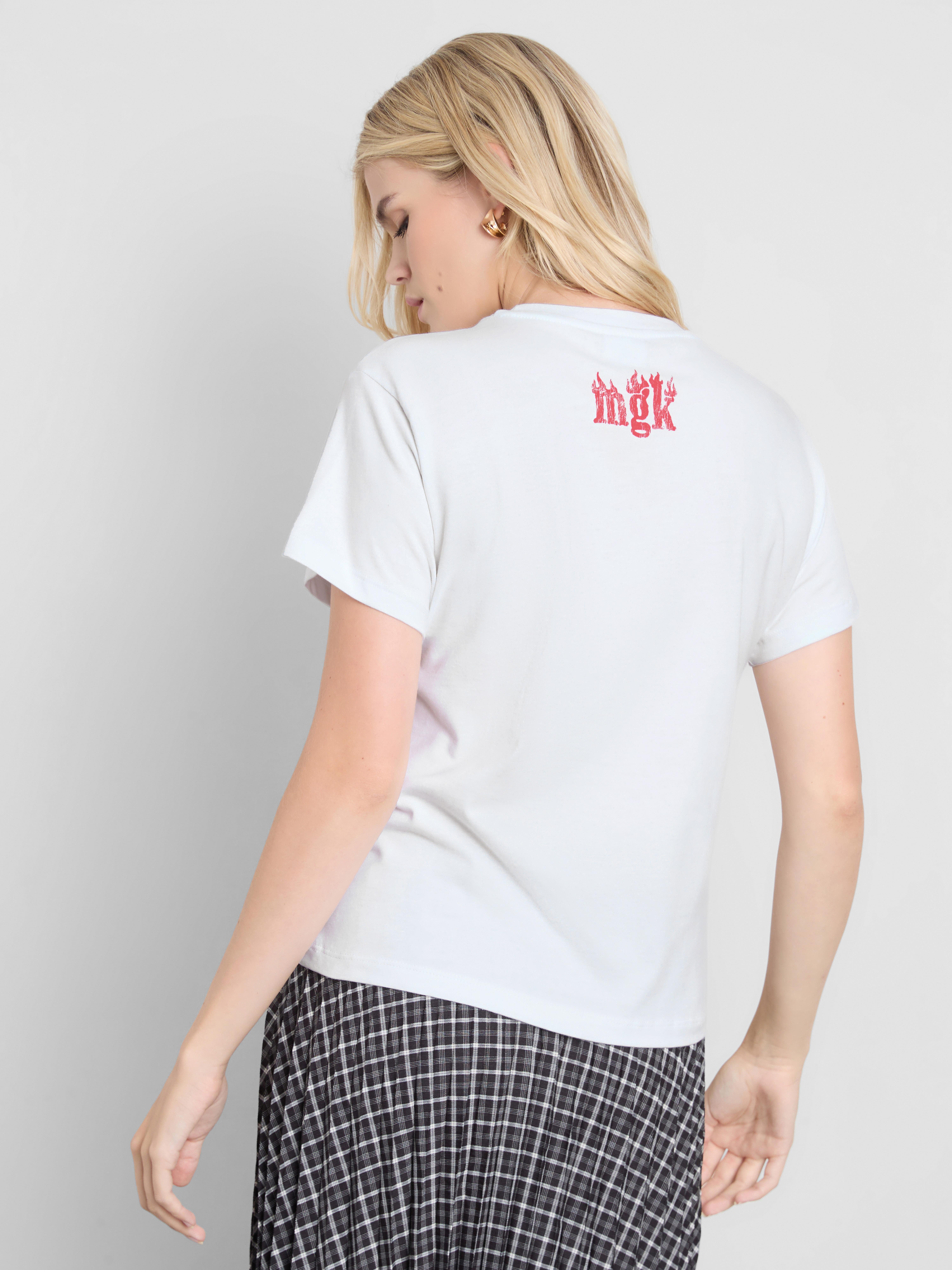 Machine Gun Kelly Pure Cotton Graphic Tee - White