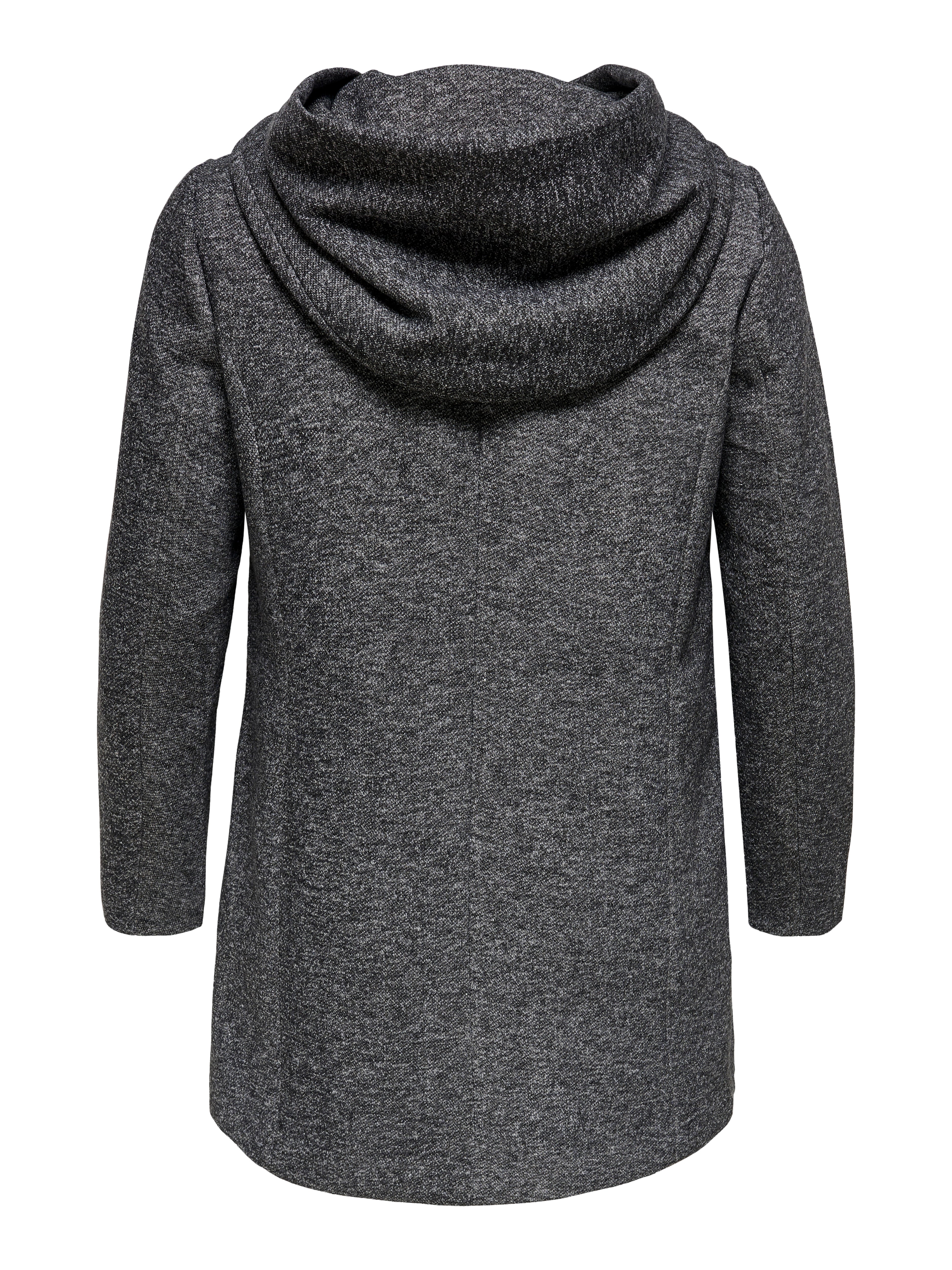 CARSEDONA Coat Dark Grey Melange
