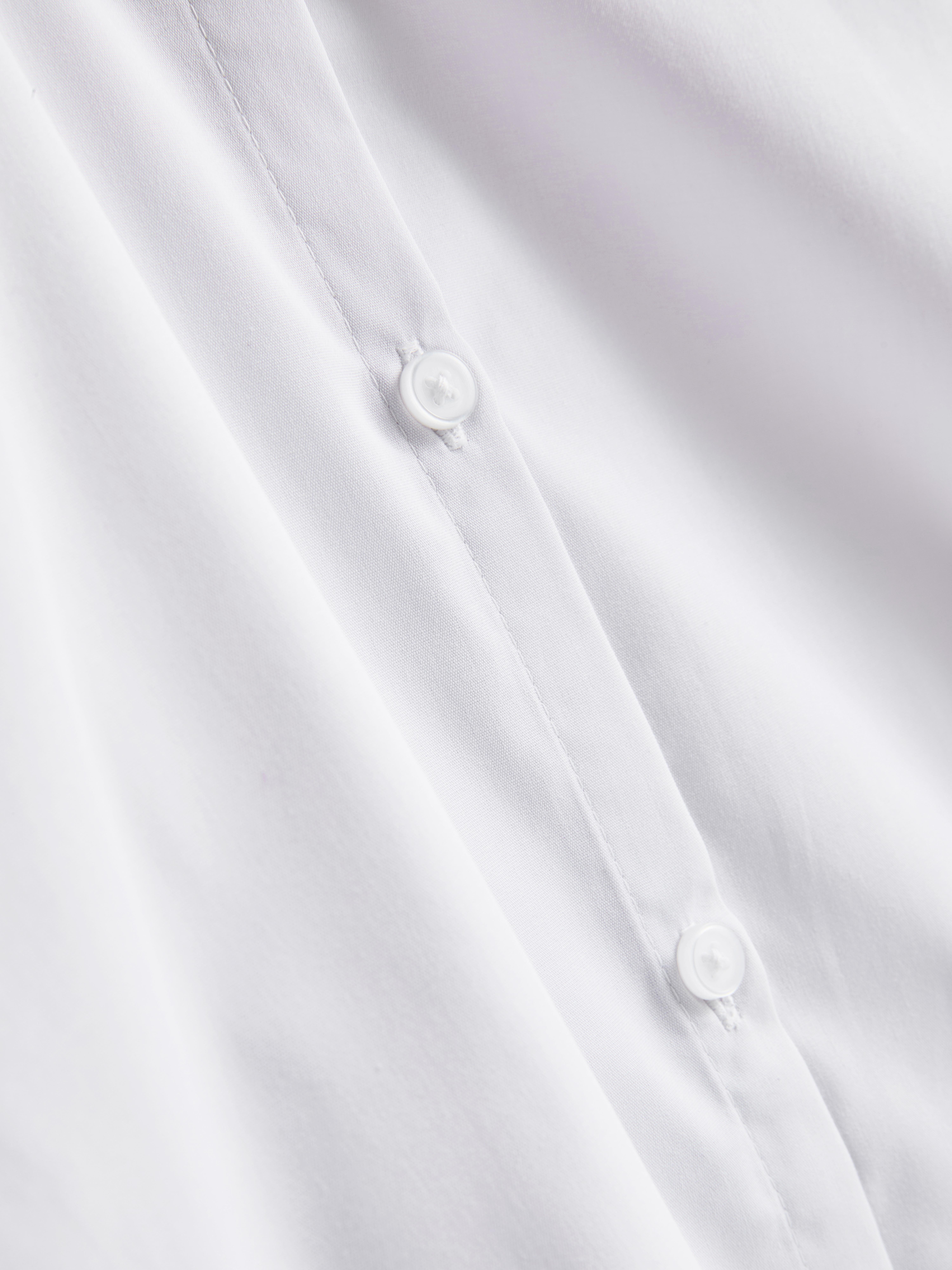 Long Sleeve Workwear Shirt - White