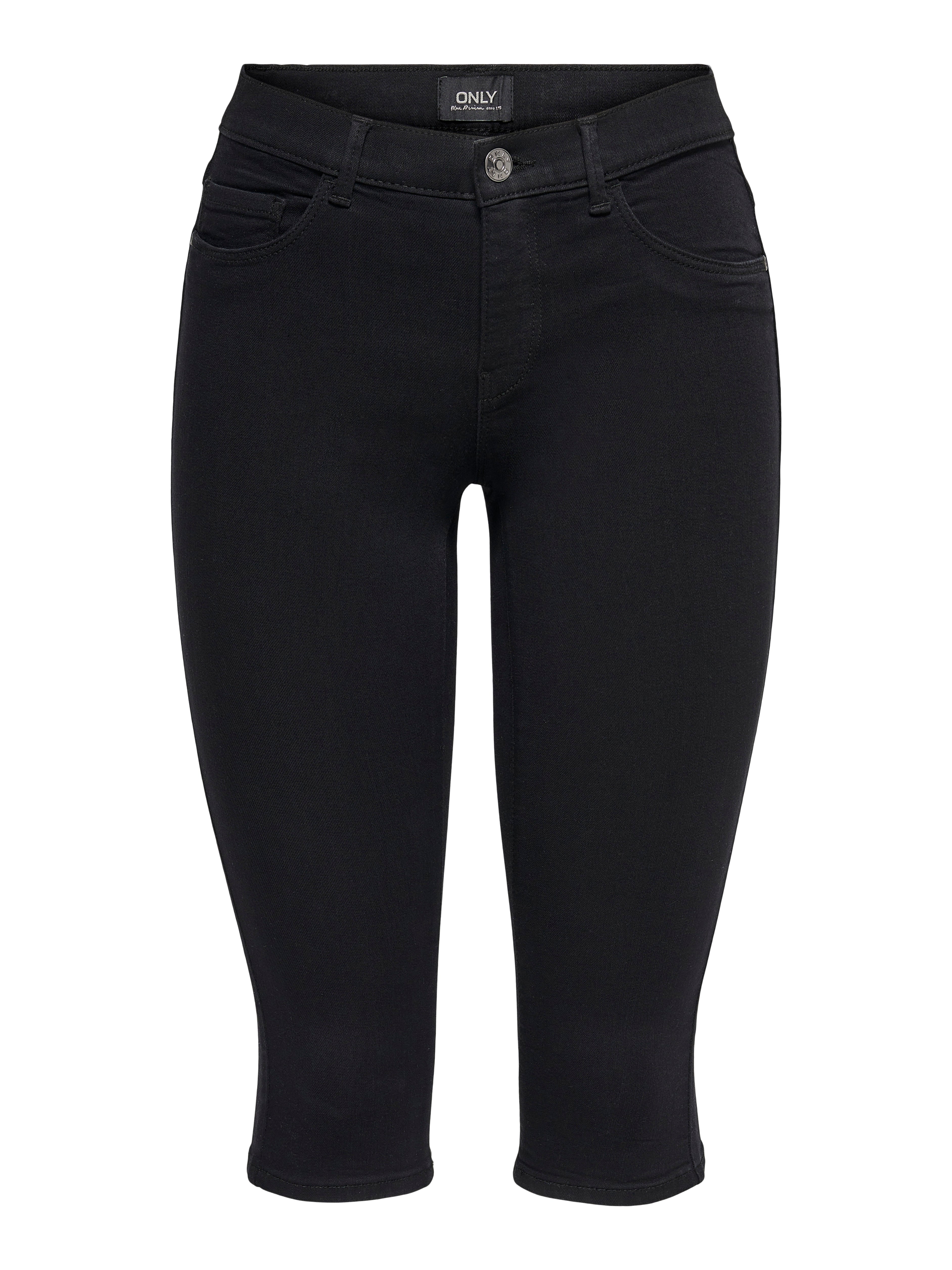 ONLRAIN Regular waist Skinny Fit Shorts Black
