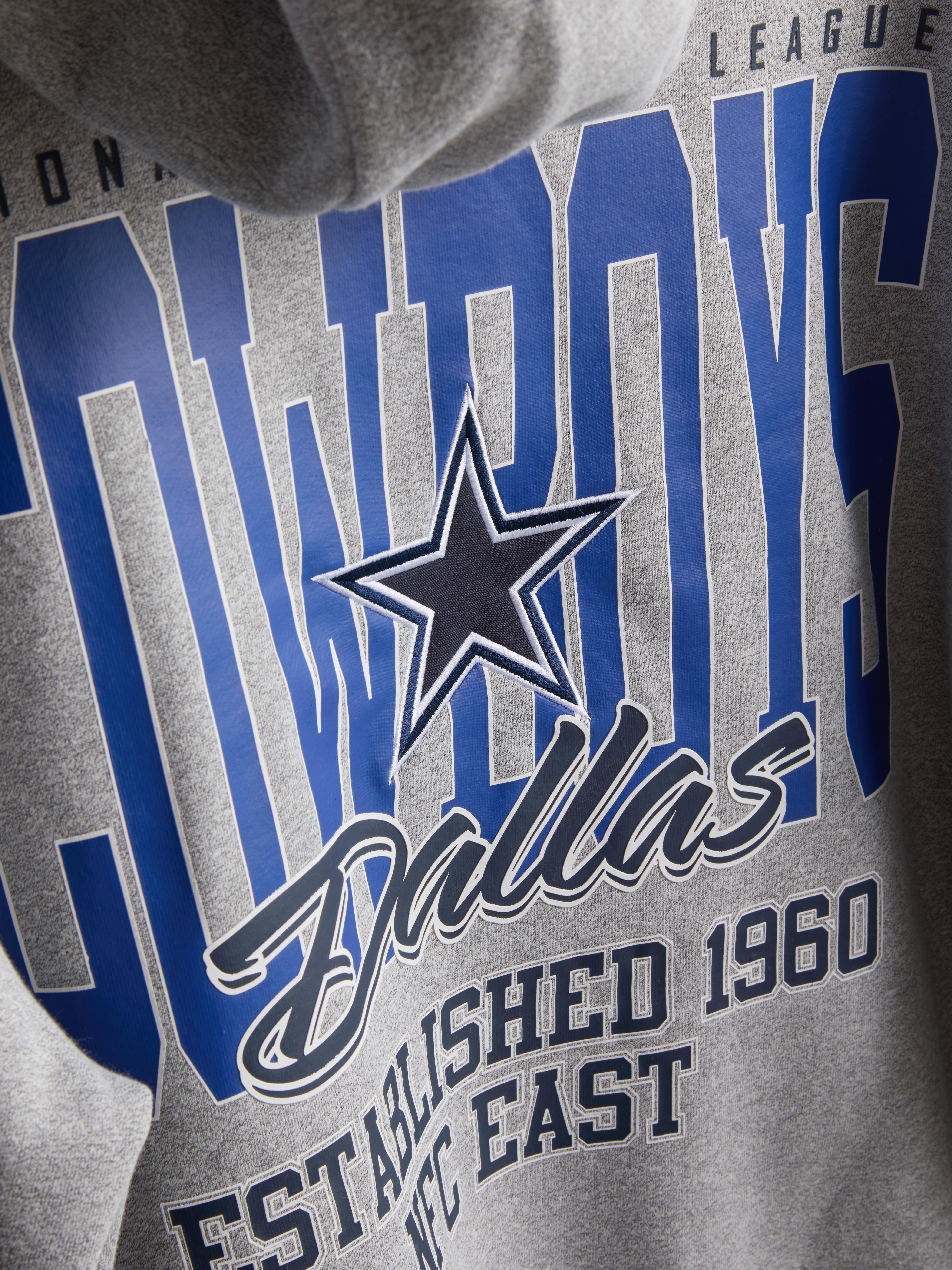 NFL Dallas Cowboys Cotton-Rich Hoodie - Gray
