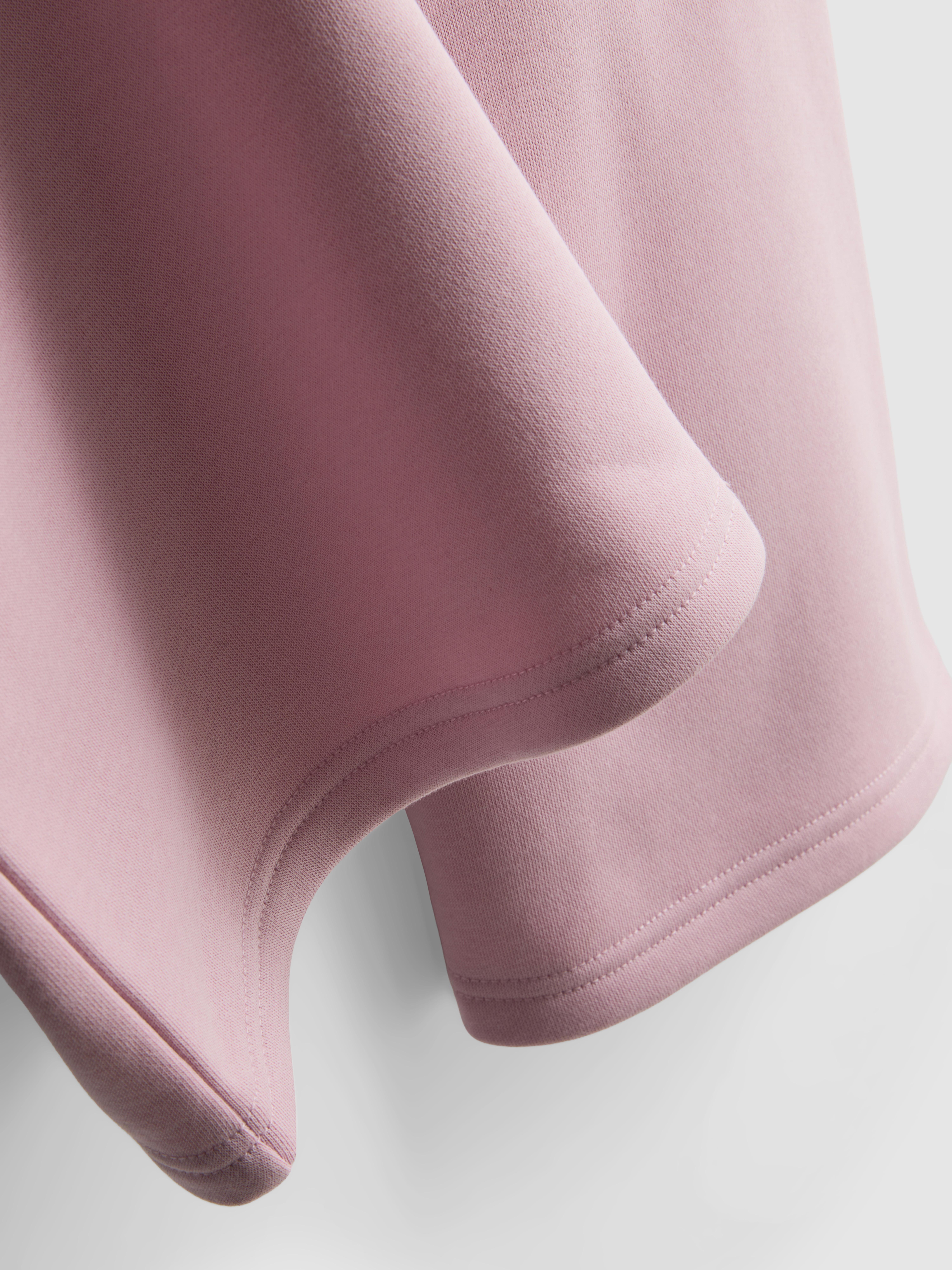 Cotton-Blend Straight-Leg Joggers - Light Pink