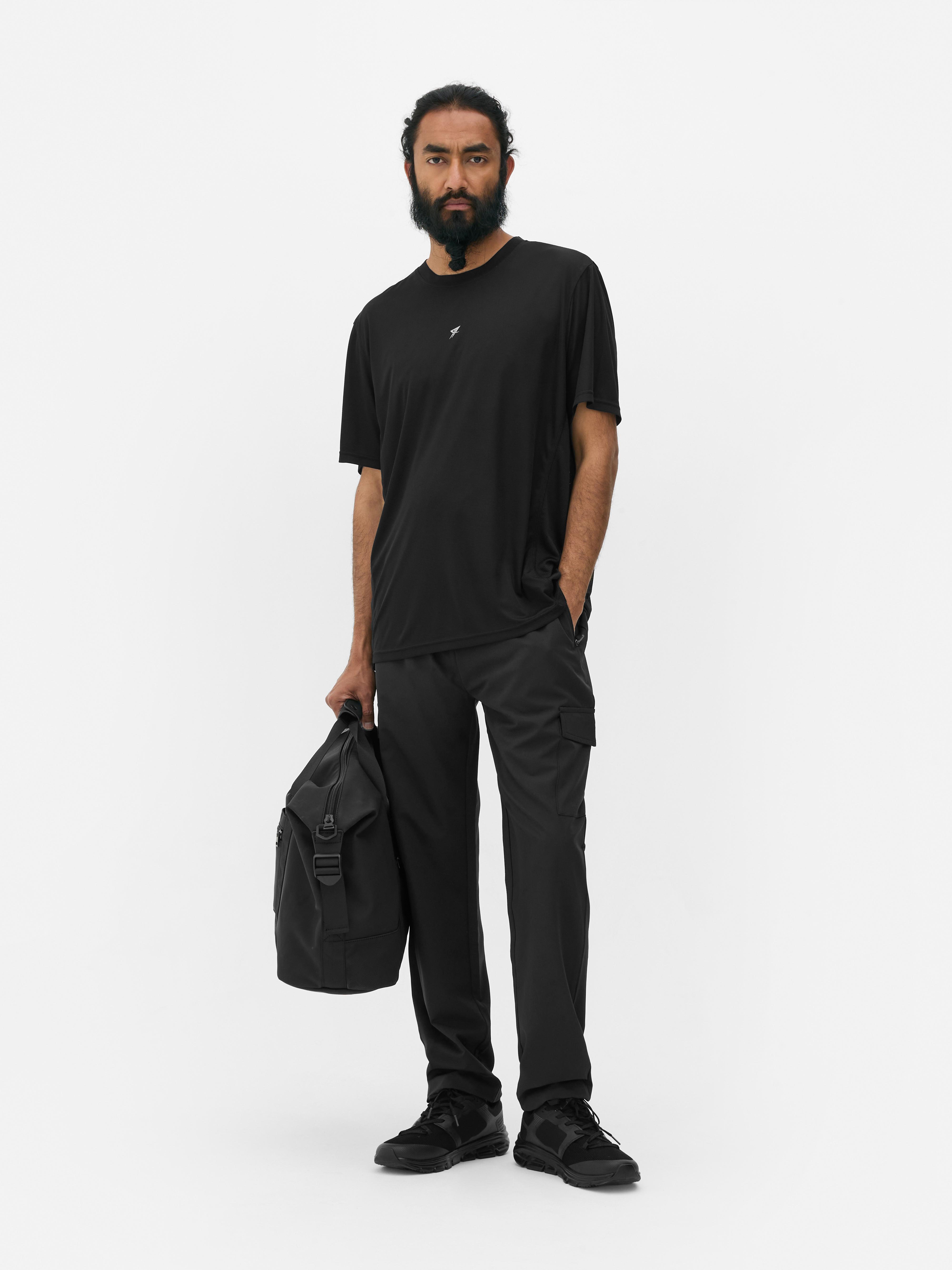 Short Sleeve Gym T-Shirt - Black