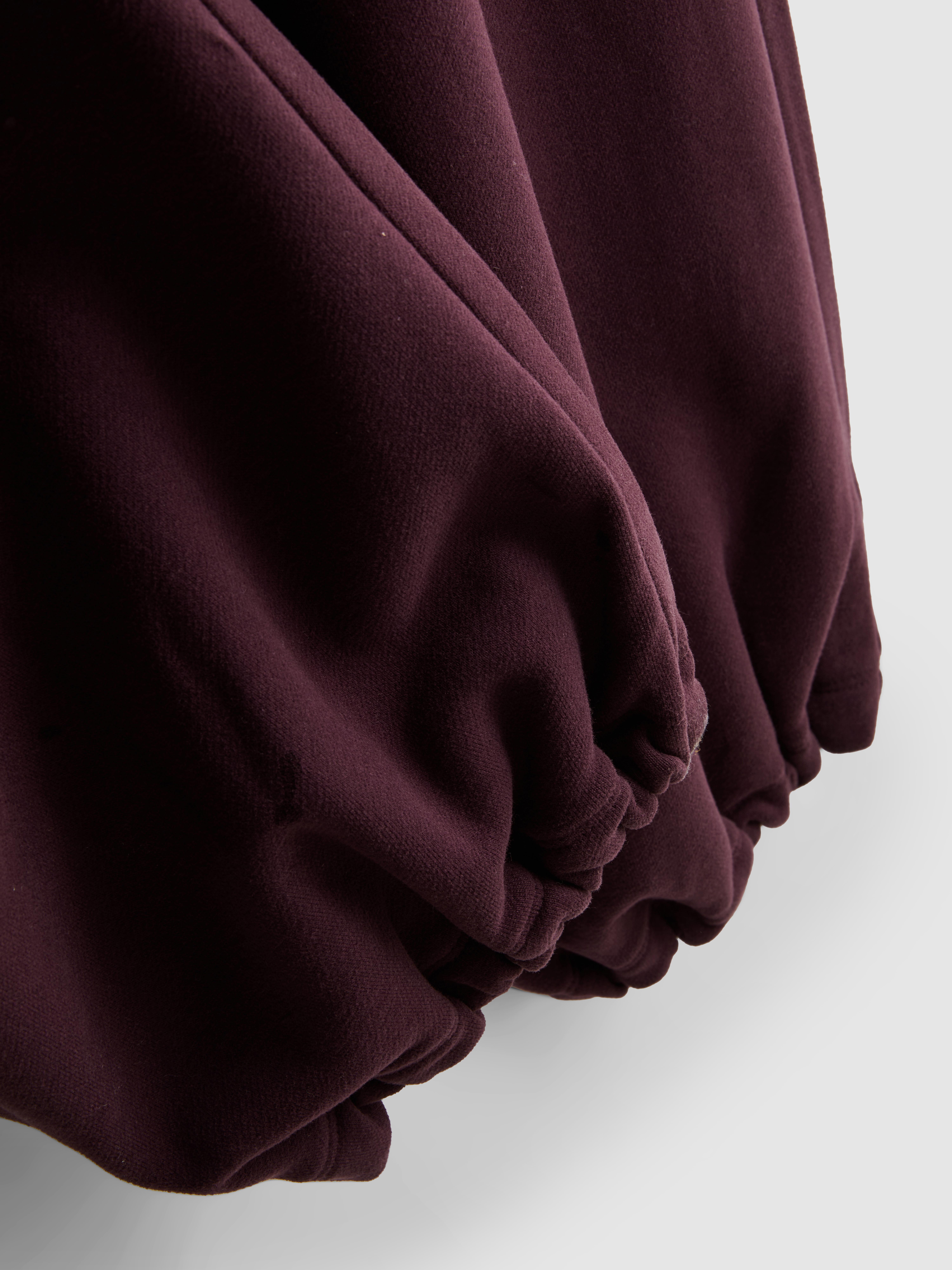 Primark Form | Cotton-Rich Oversized Cuffed Joggers - Burgundy