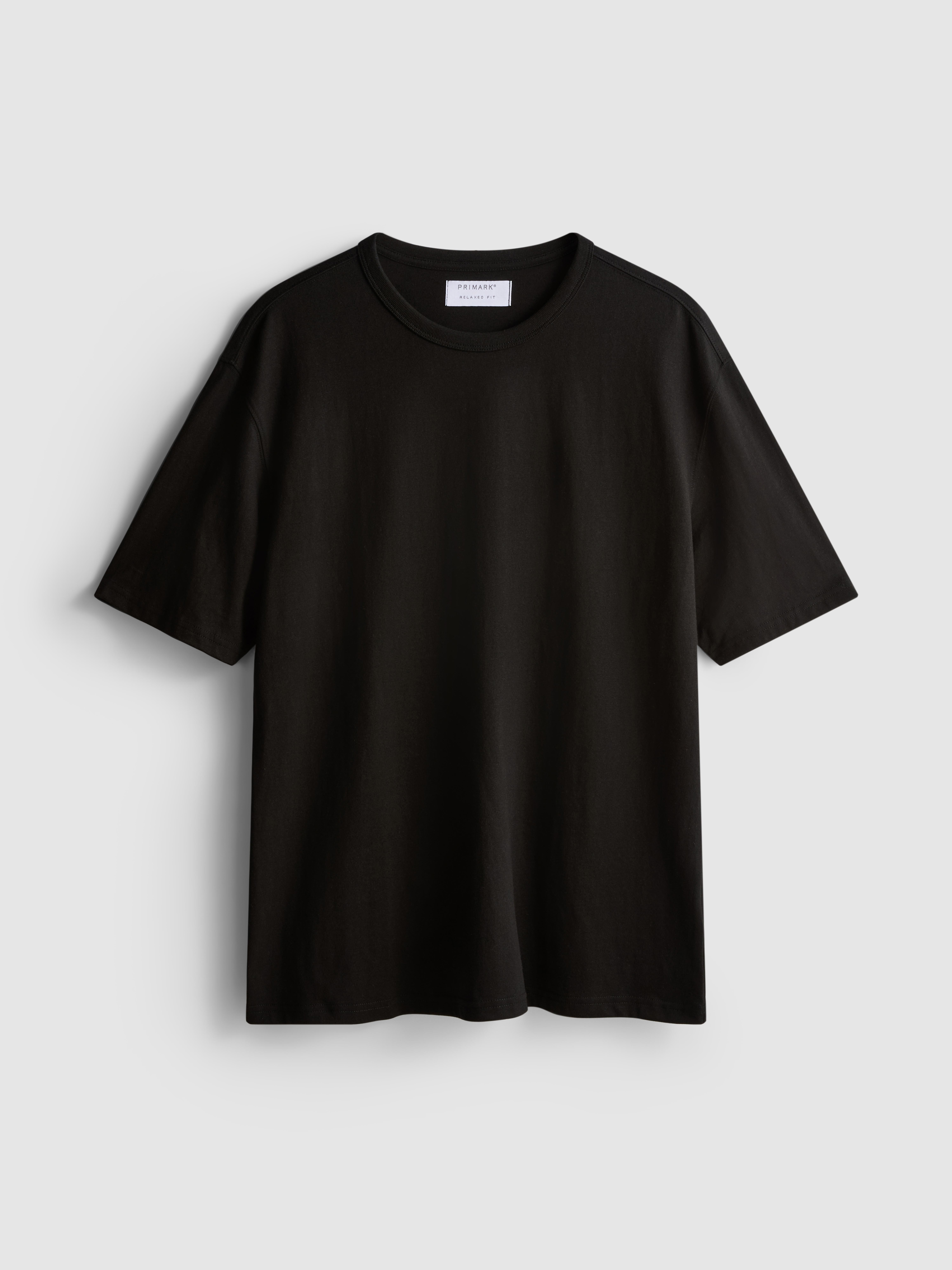 Relaxed-Fit Short-Sleeve T-Shirt - Black