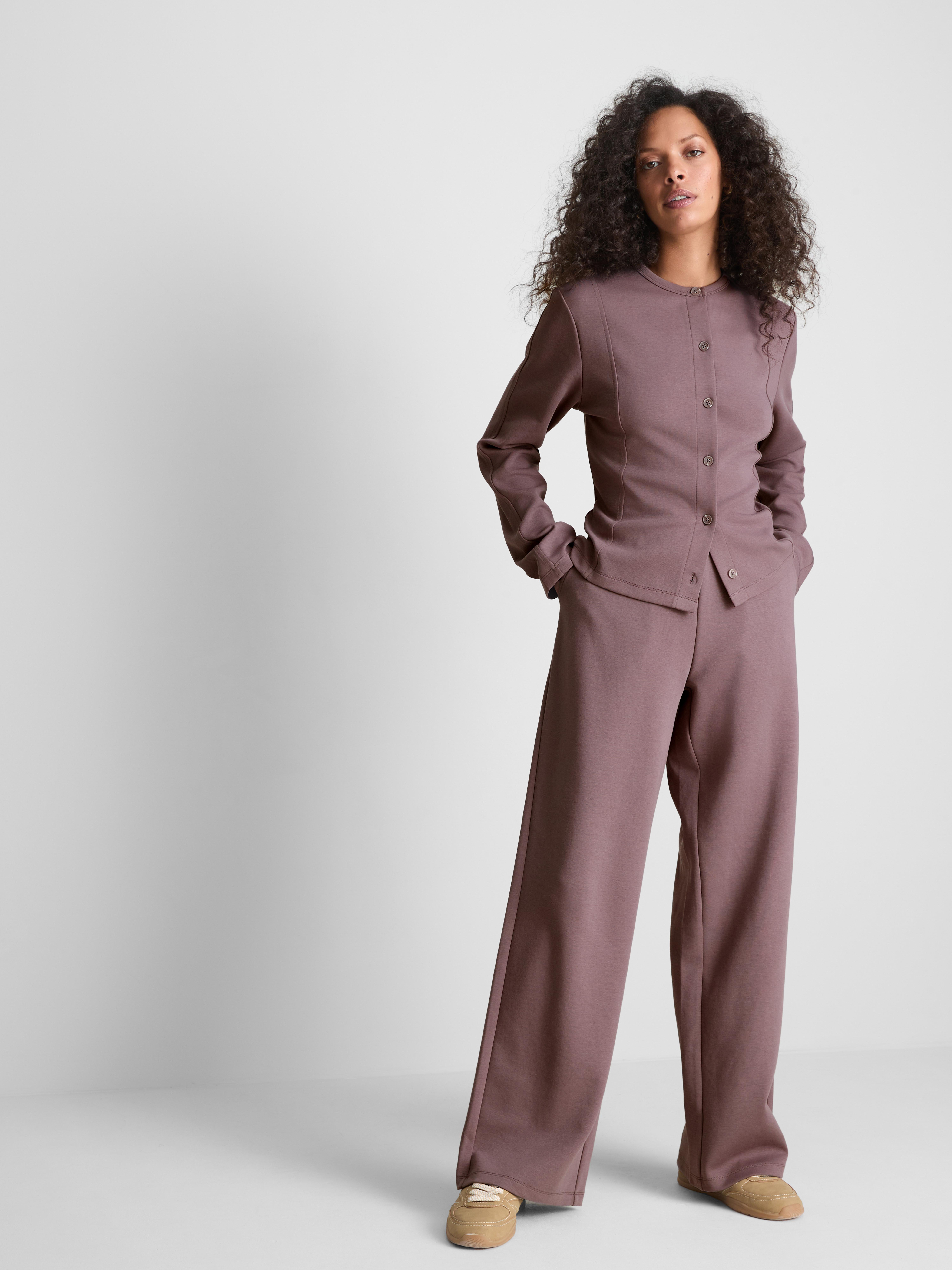 Paula Echevarría Wide Leg Joggers - Fig