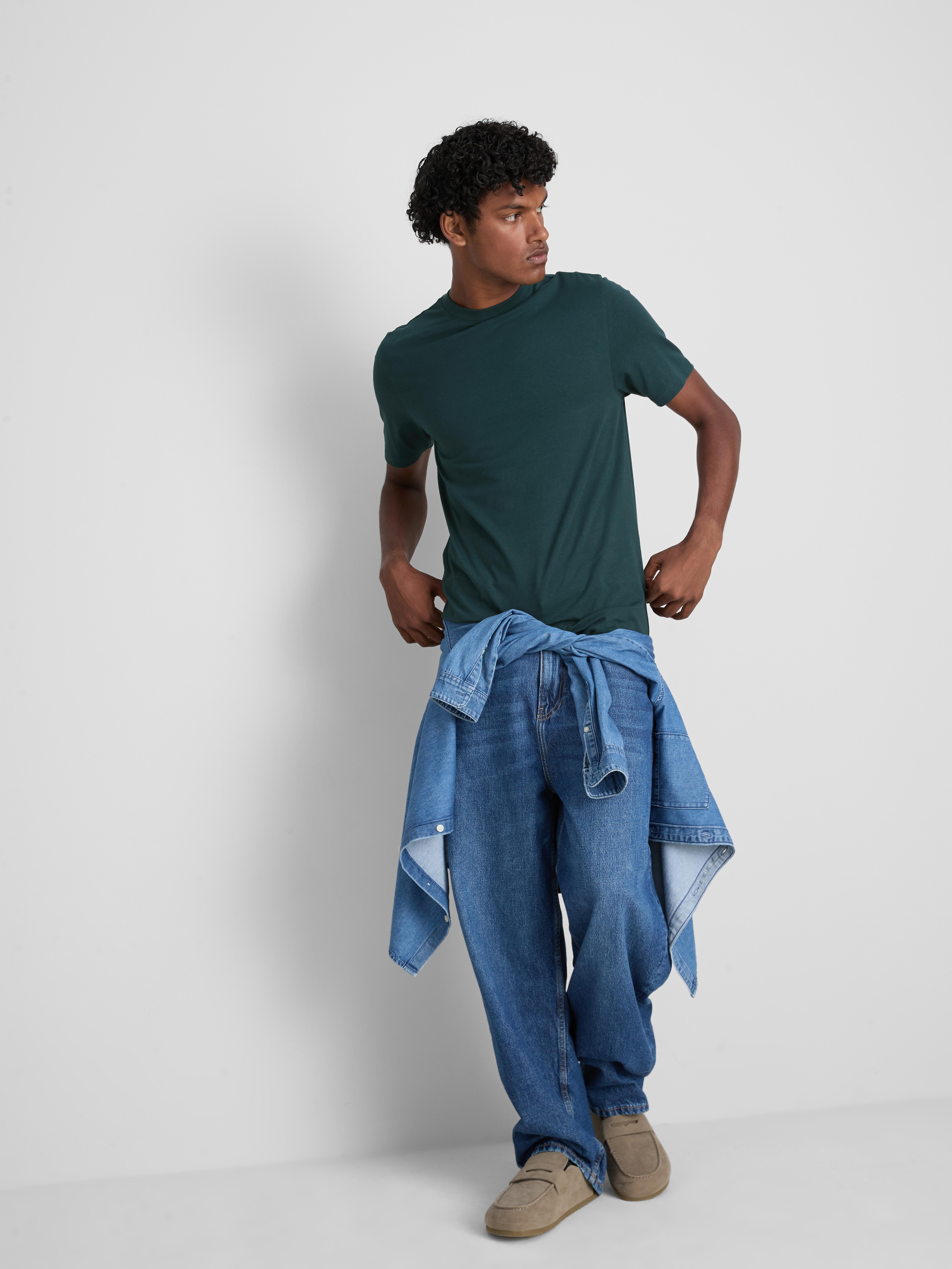 Slim-Fit LYCRA® T-Shirt - Teal