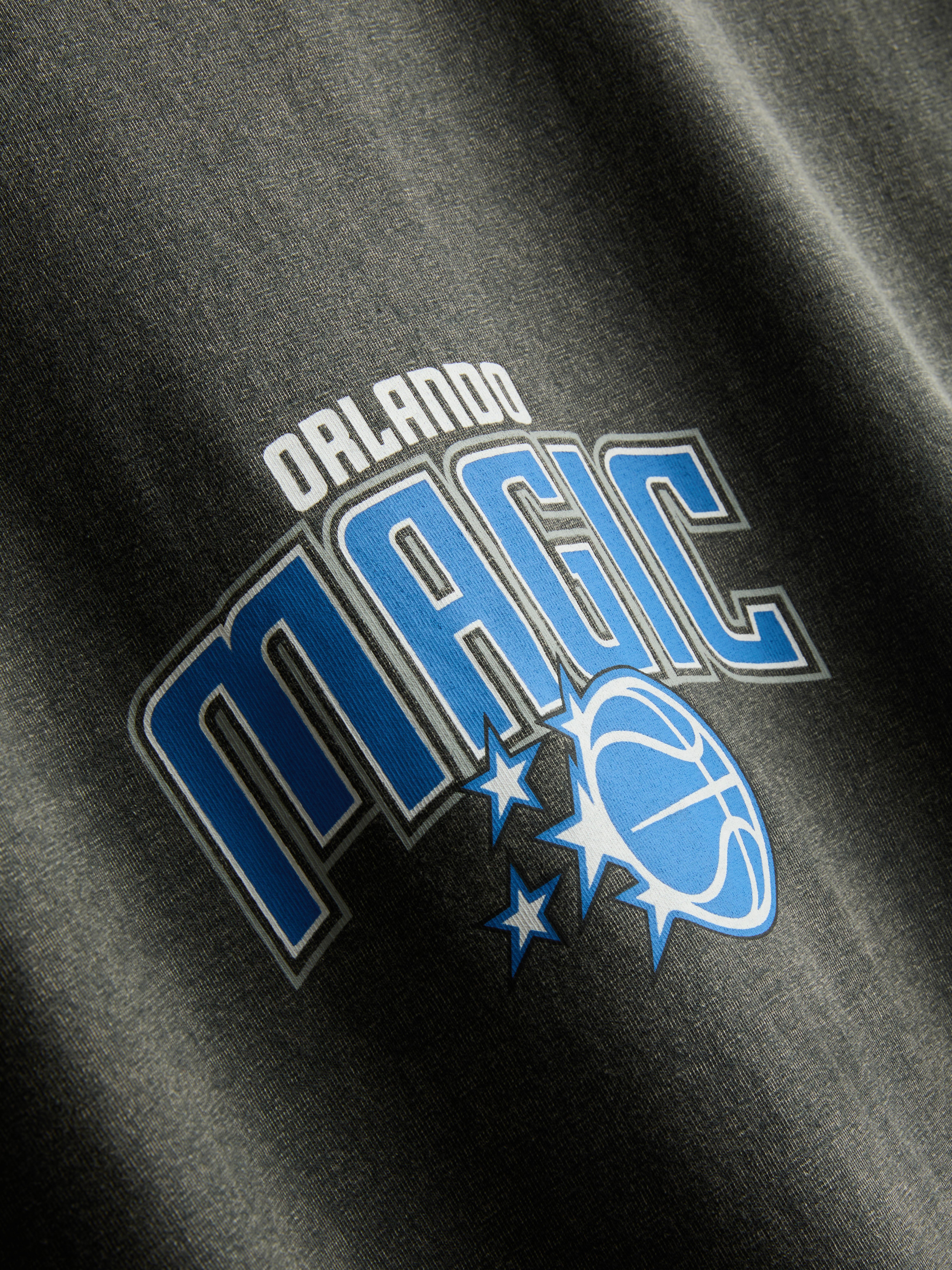 NBA Orlando Magic Pure Cotton Graphic T-Shirt - Charcoal
