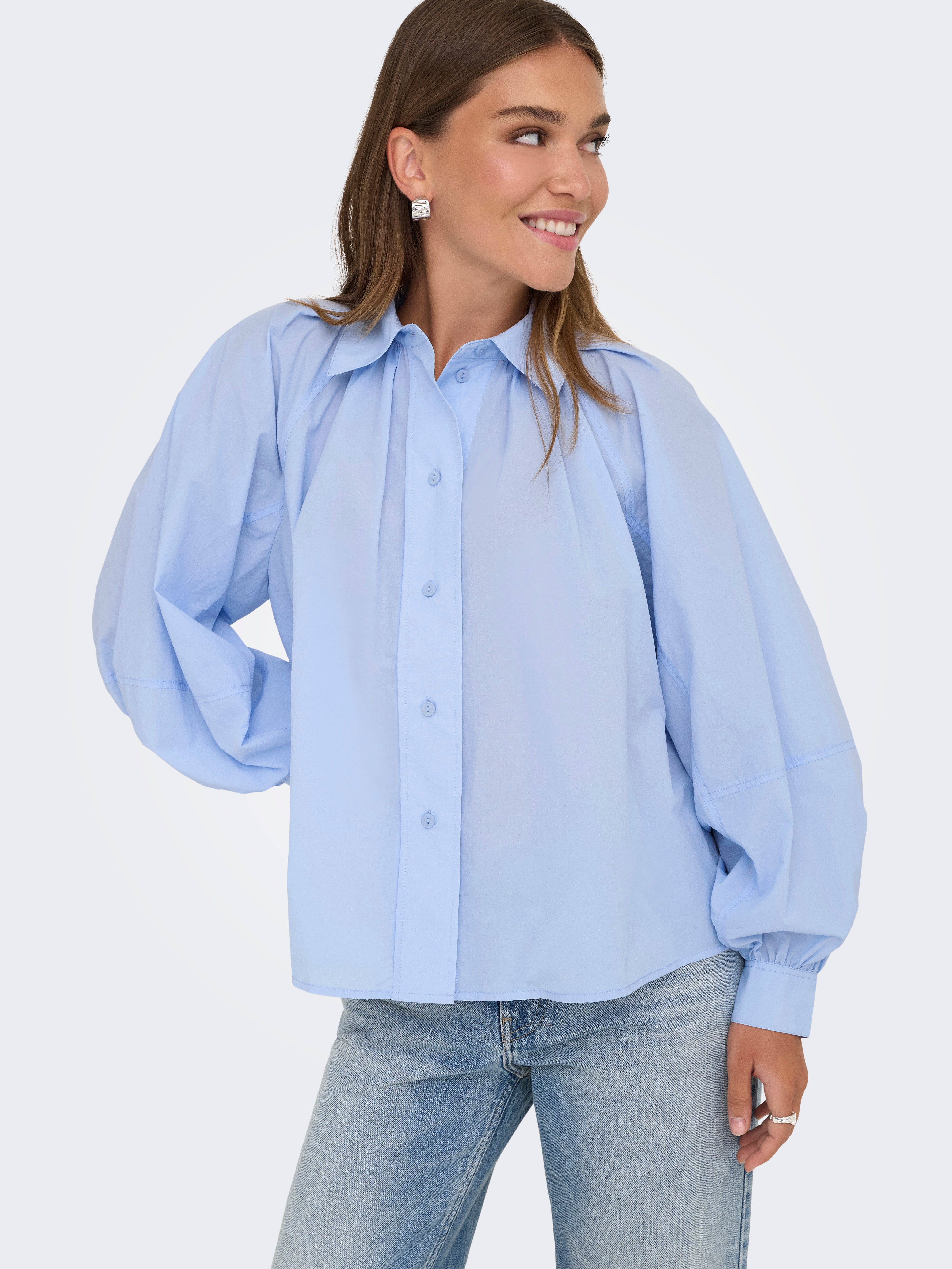 ONLRIVER Shirt Cashmere Blue