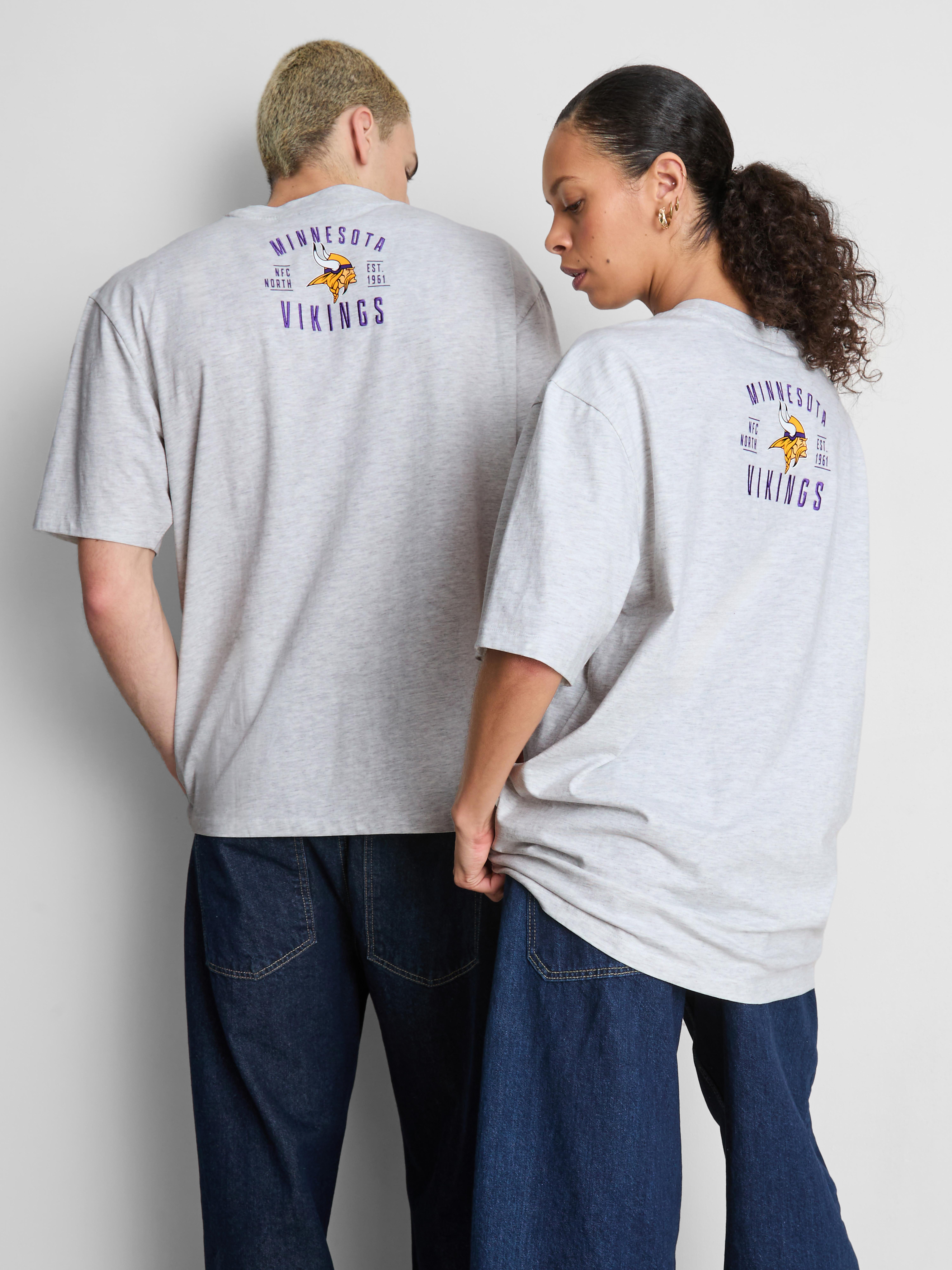 Minnesota Vikings Graphic T-Shirt - Gray Heather