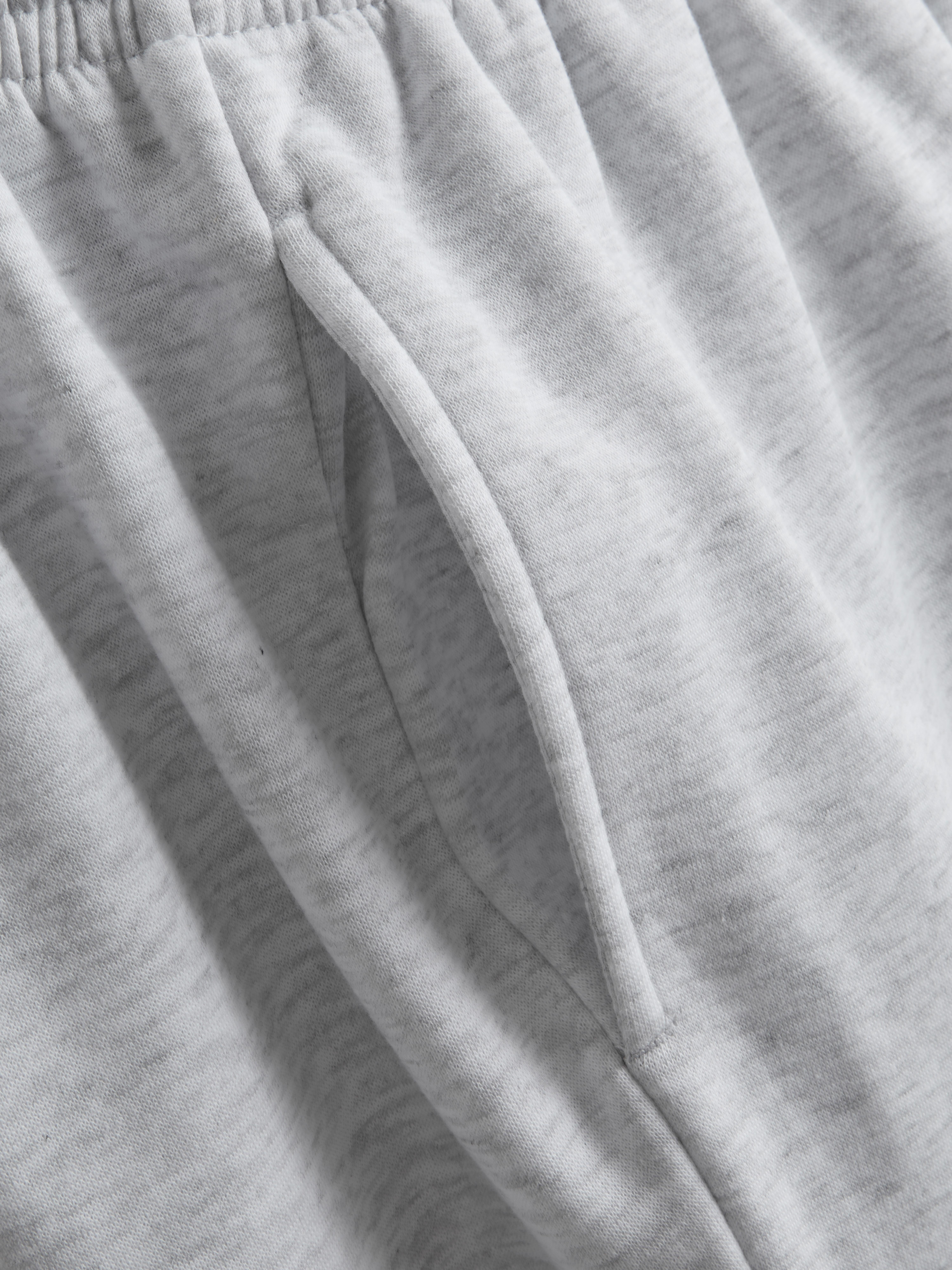 Straight-Leg Joggers - Gray Heather