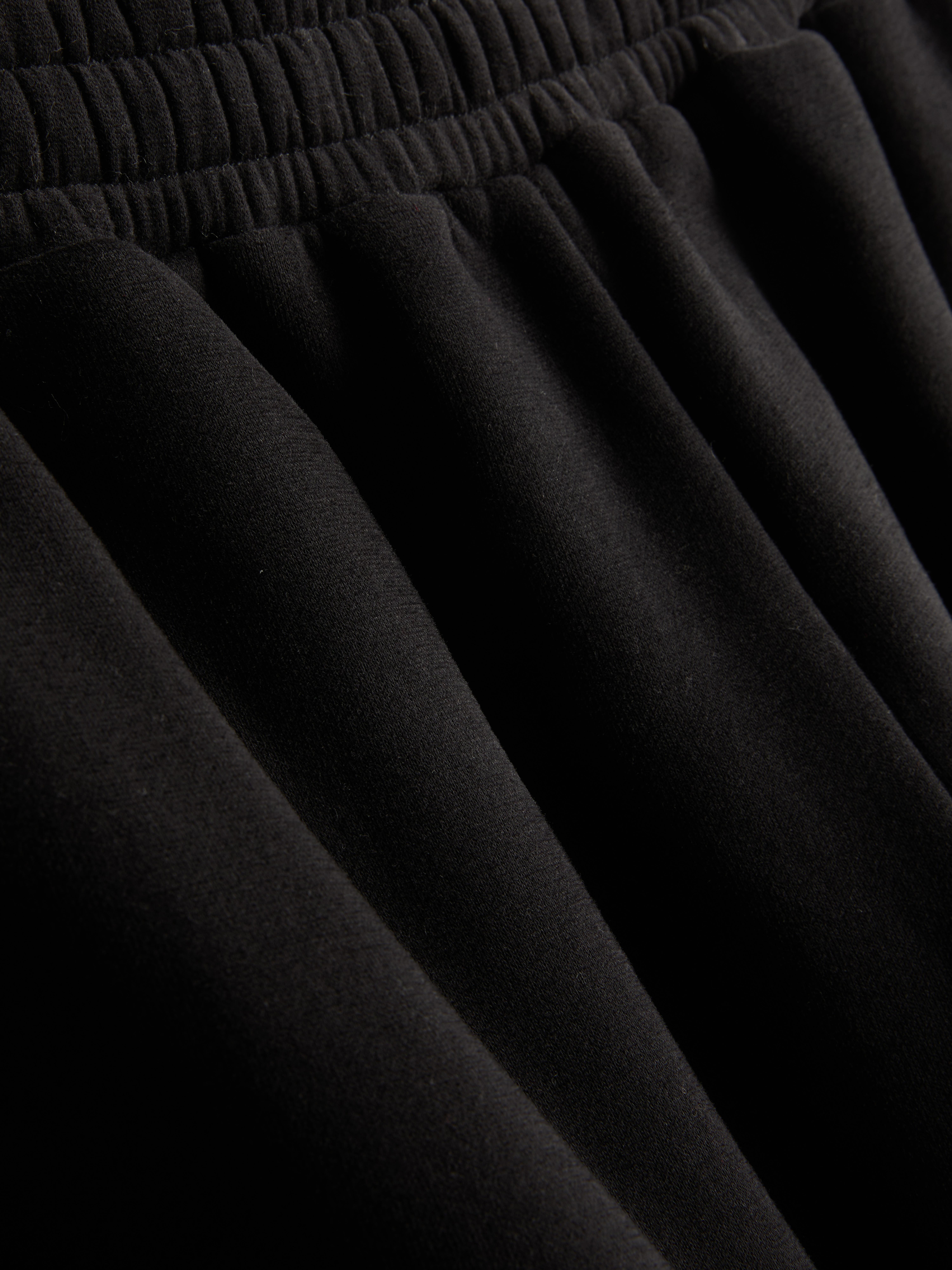 Cotton-Rich Balloon-Fit Joggers - Black