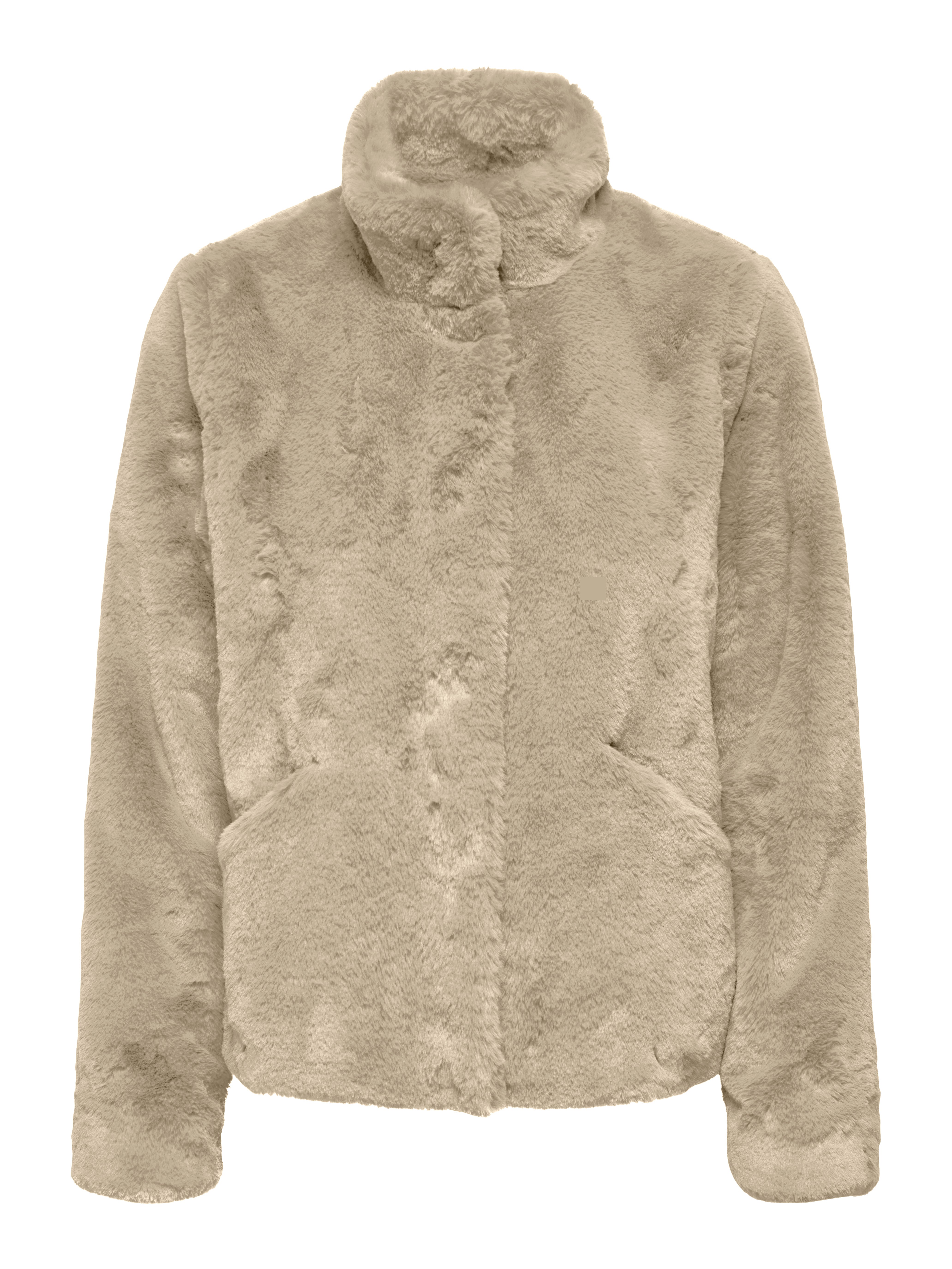 ONLNEWVIDA Synthetic fur jacket Humus
