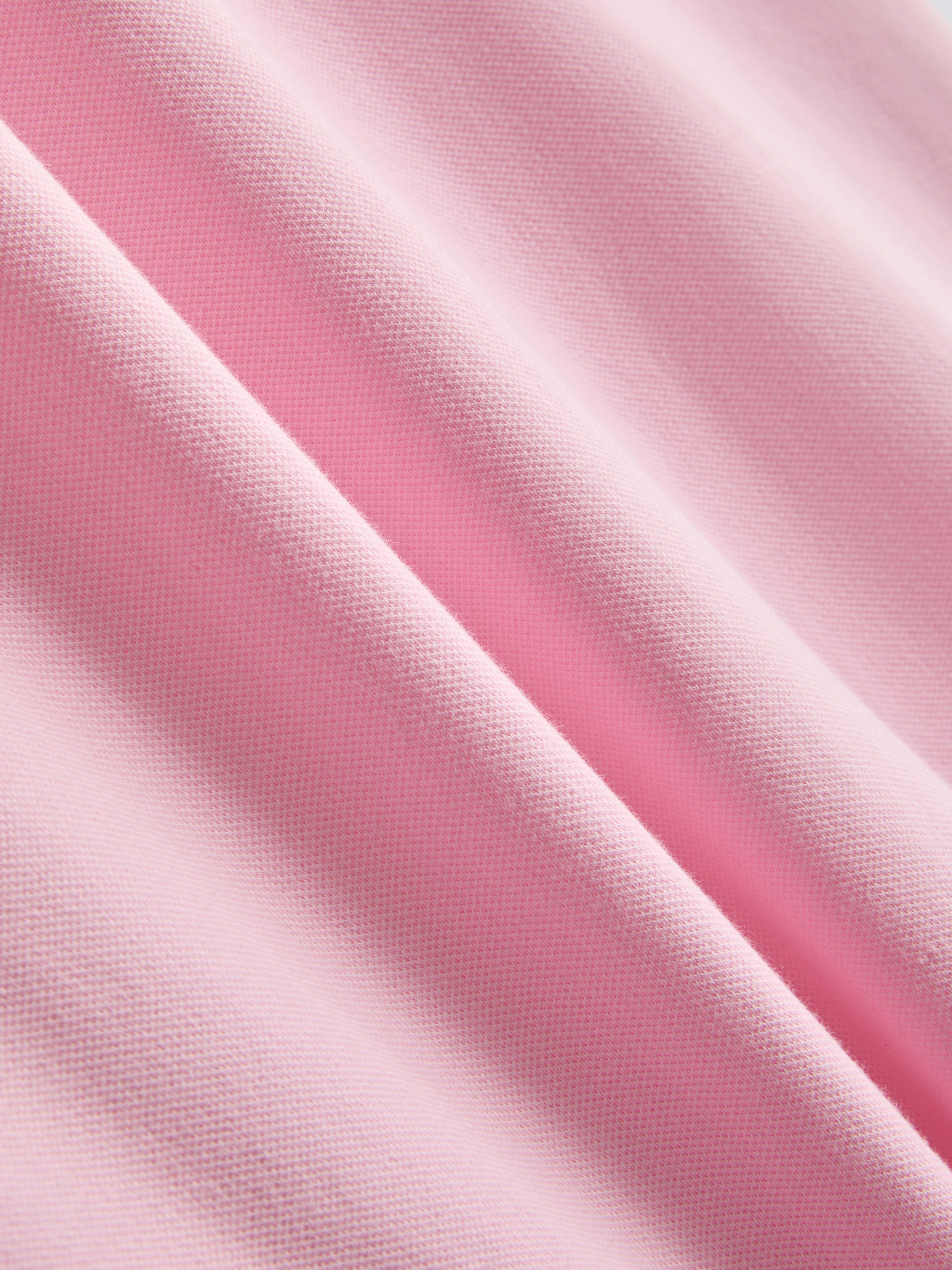 Short-Sleeve Polo Shirt - Pink