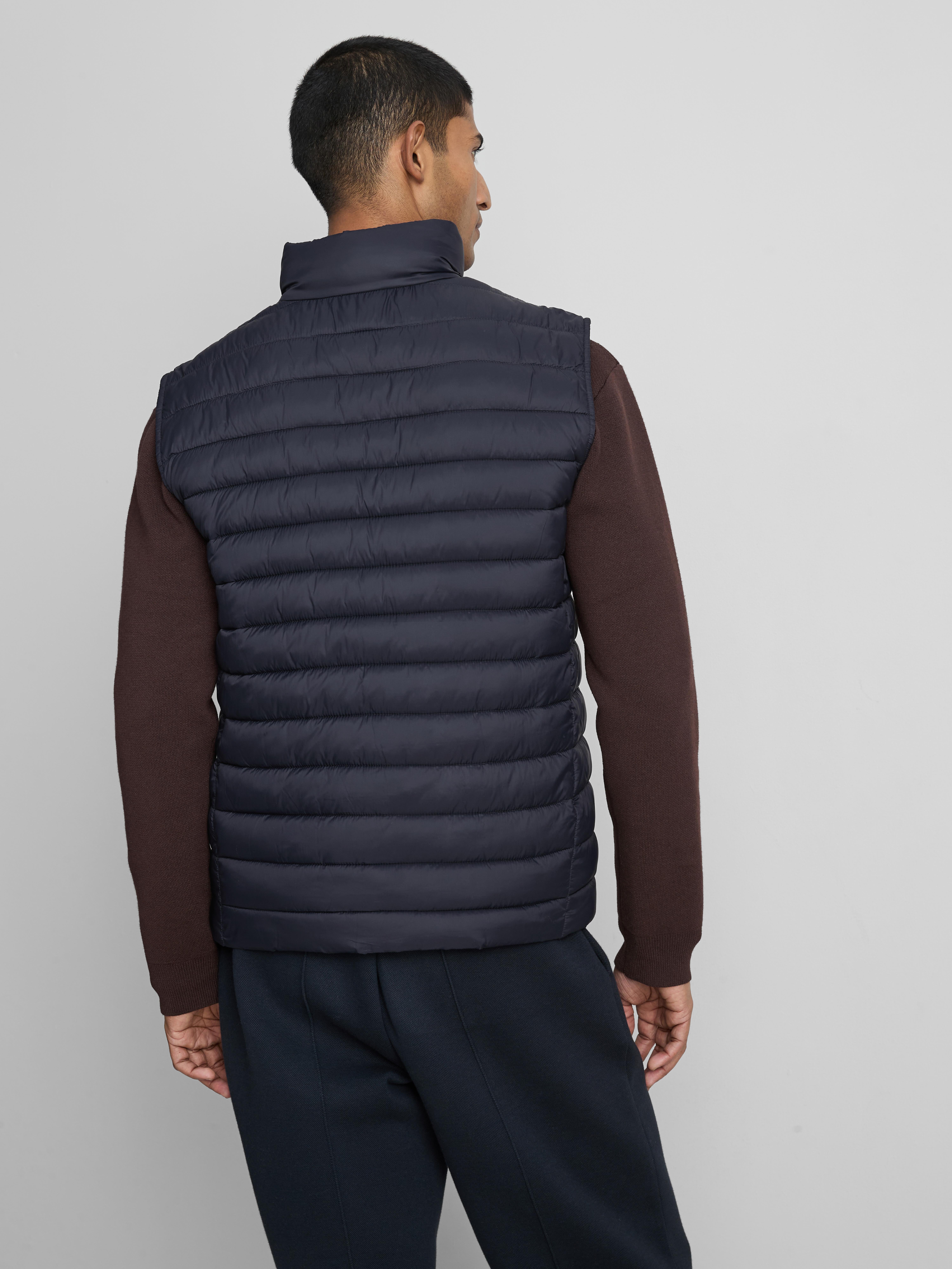 Padded Vest - Navy