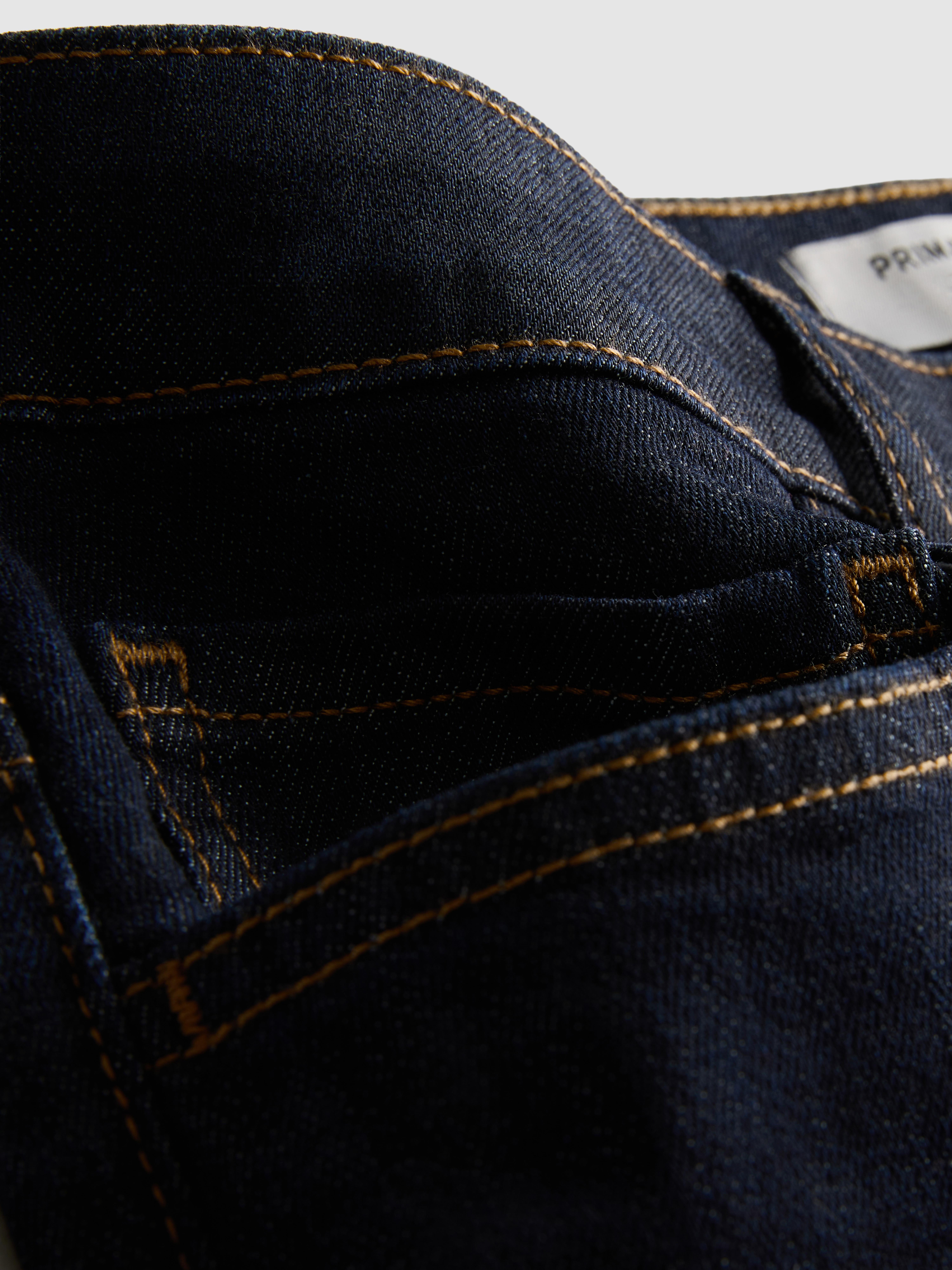 Mid-Rise Slim Fit Jeans - Indigo