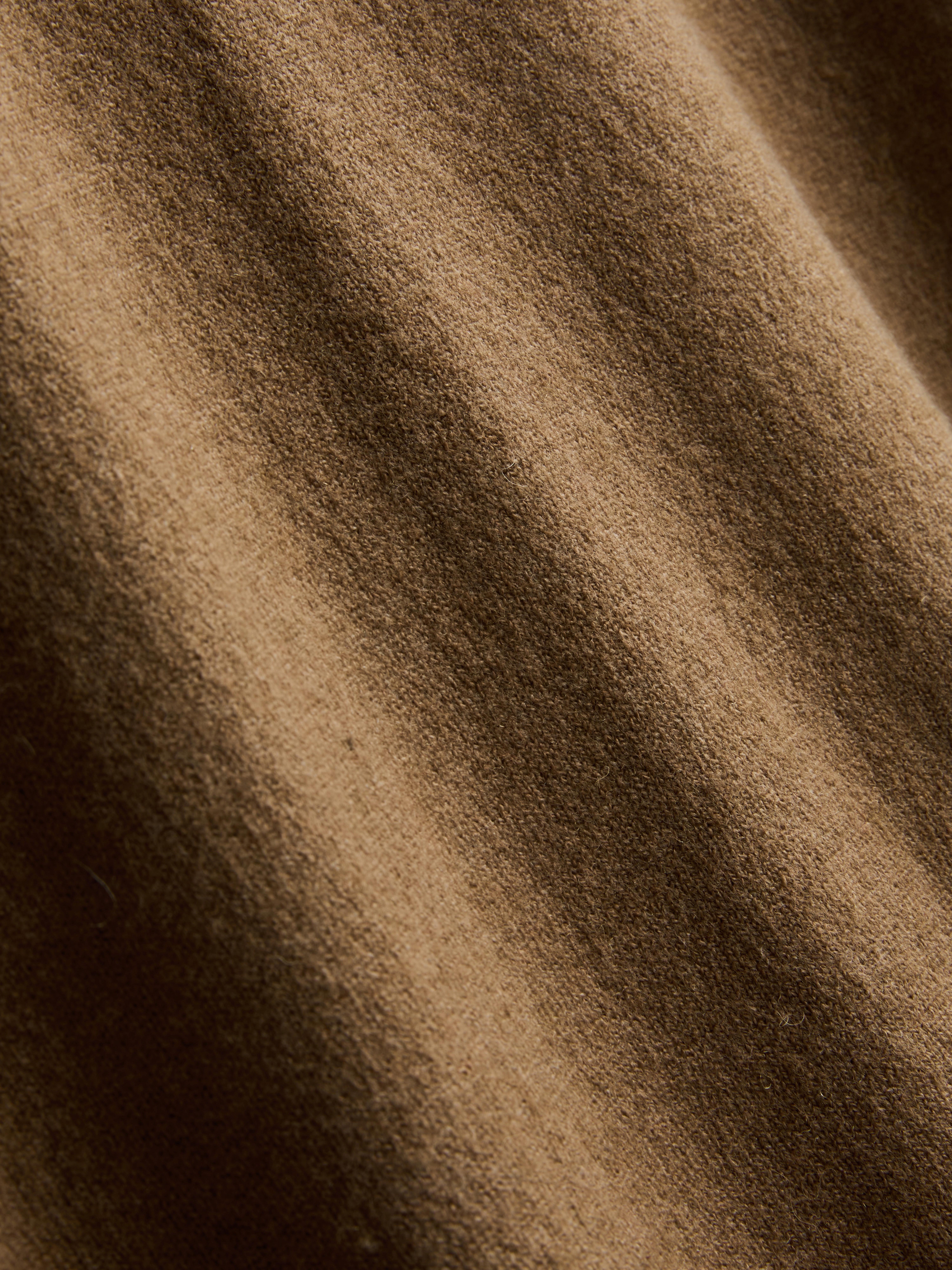 Crew Neck Sweater - Tan