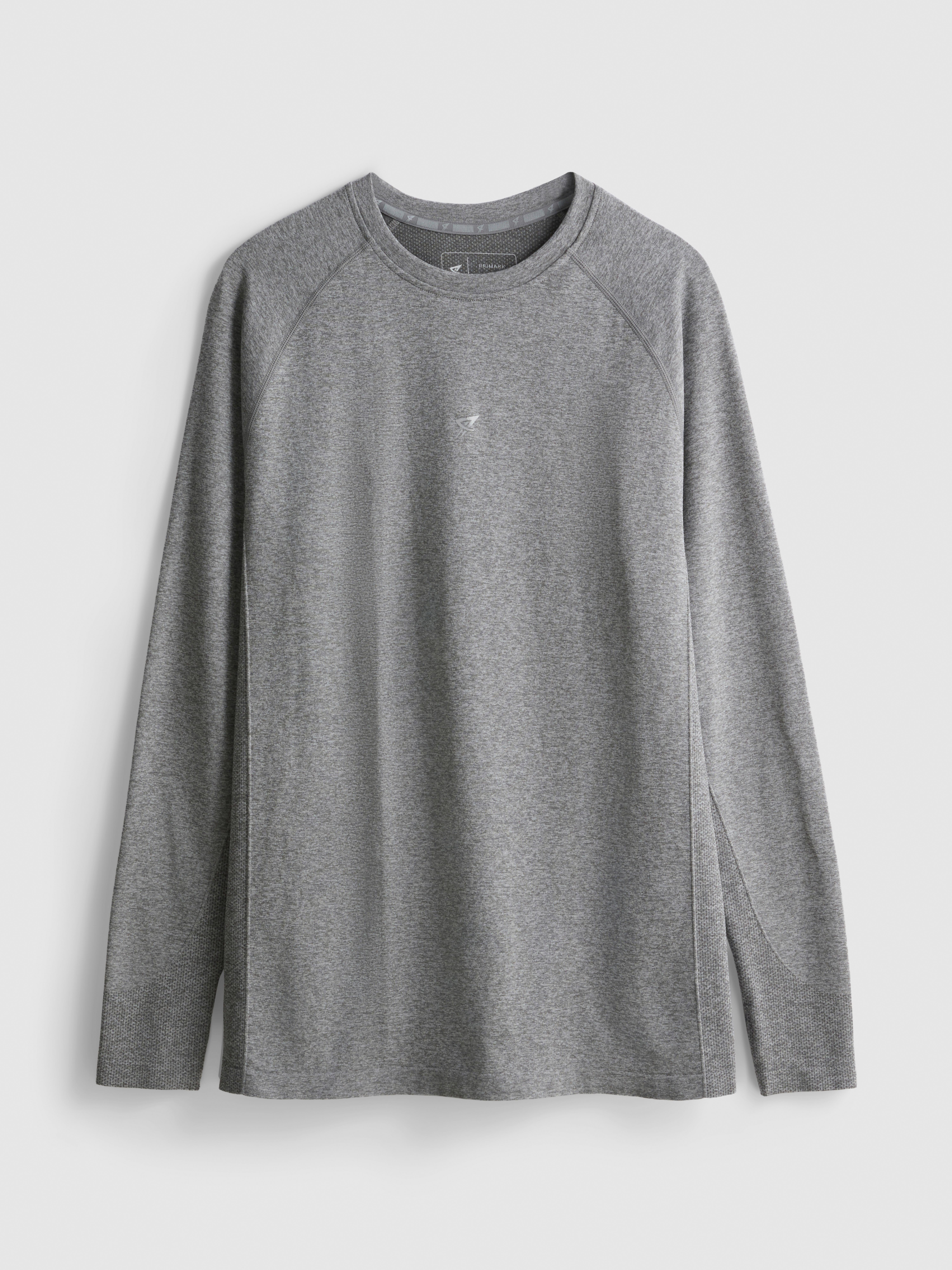 Active Seamless Long-Sleeve T-Shirt - Gray Heather