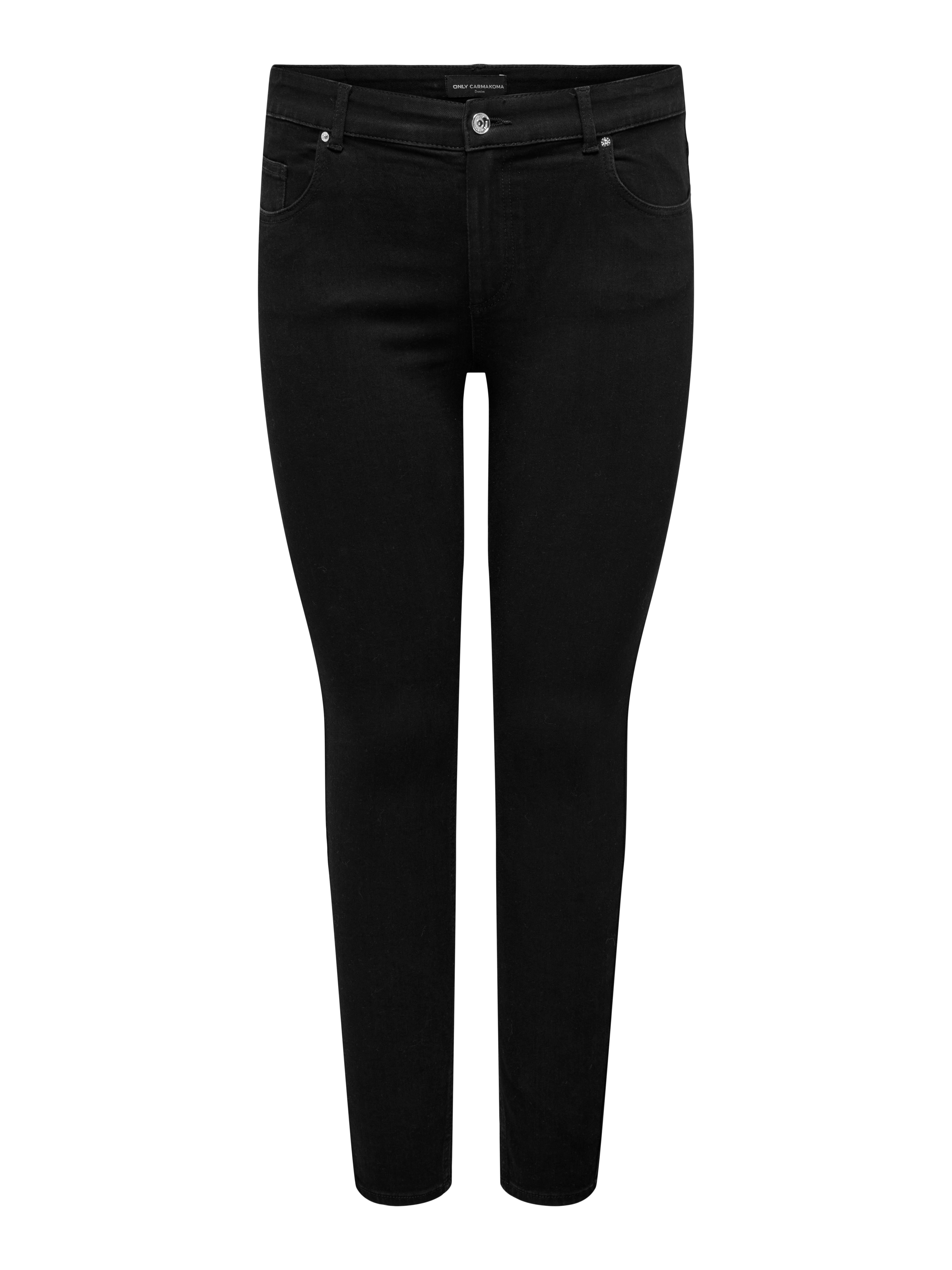 CARWILLY Skinny Fit Jeans Black Denim