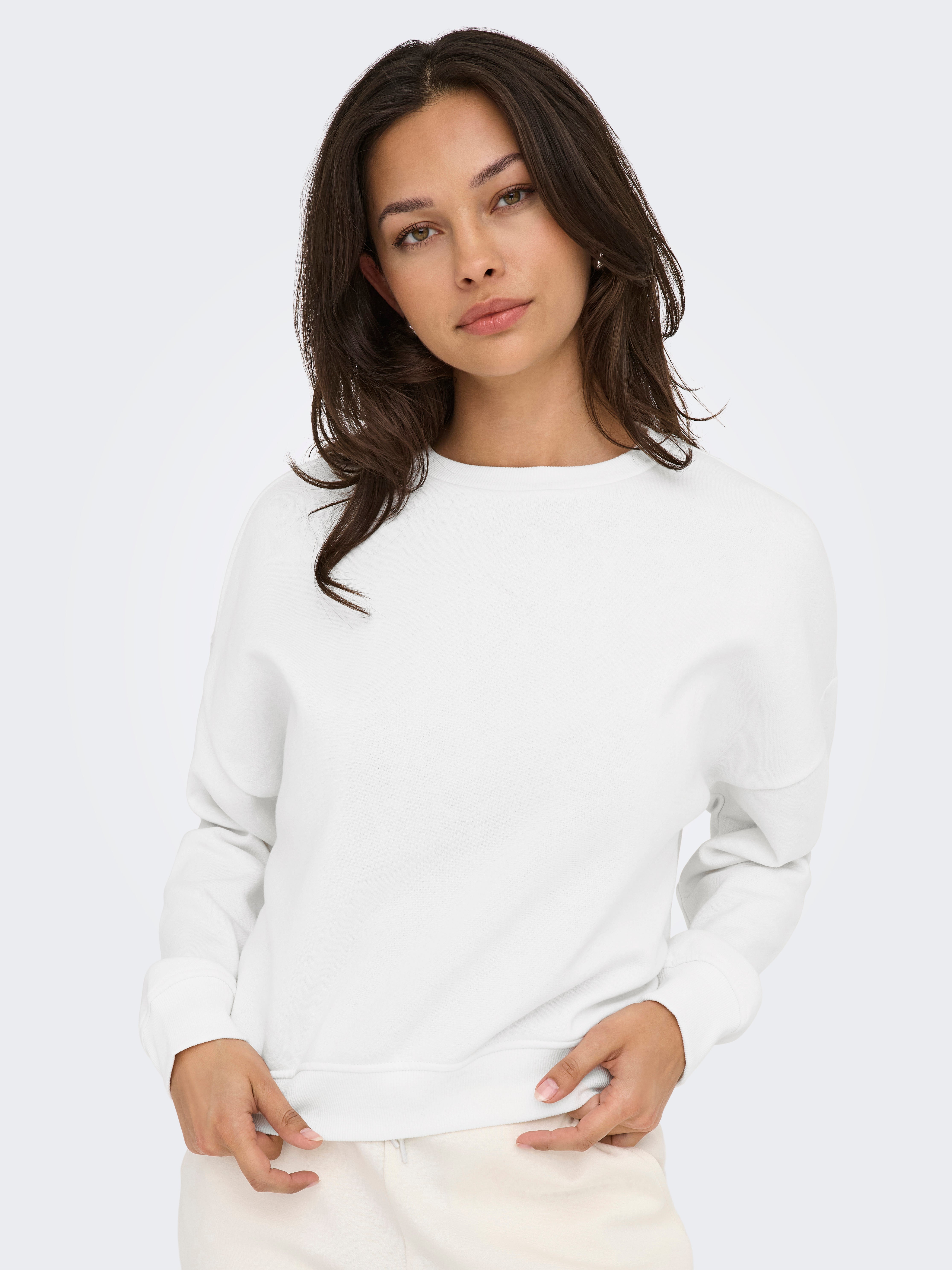 ONLSWEAT Sweatshirt White